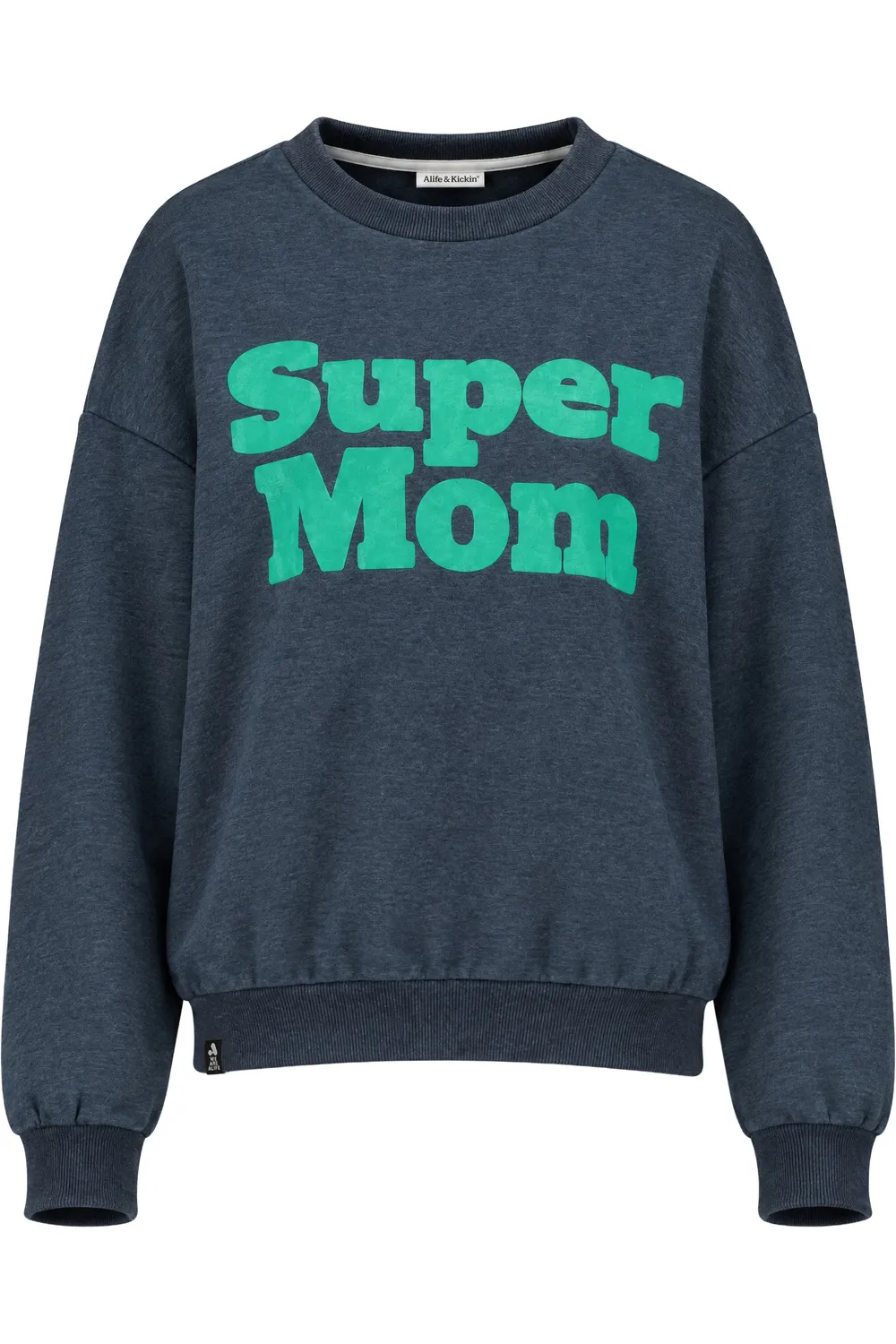 Alife & Kickin ElsaAK P Sweatshirt Super Mom Dunkelblau