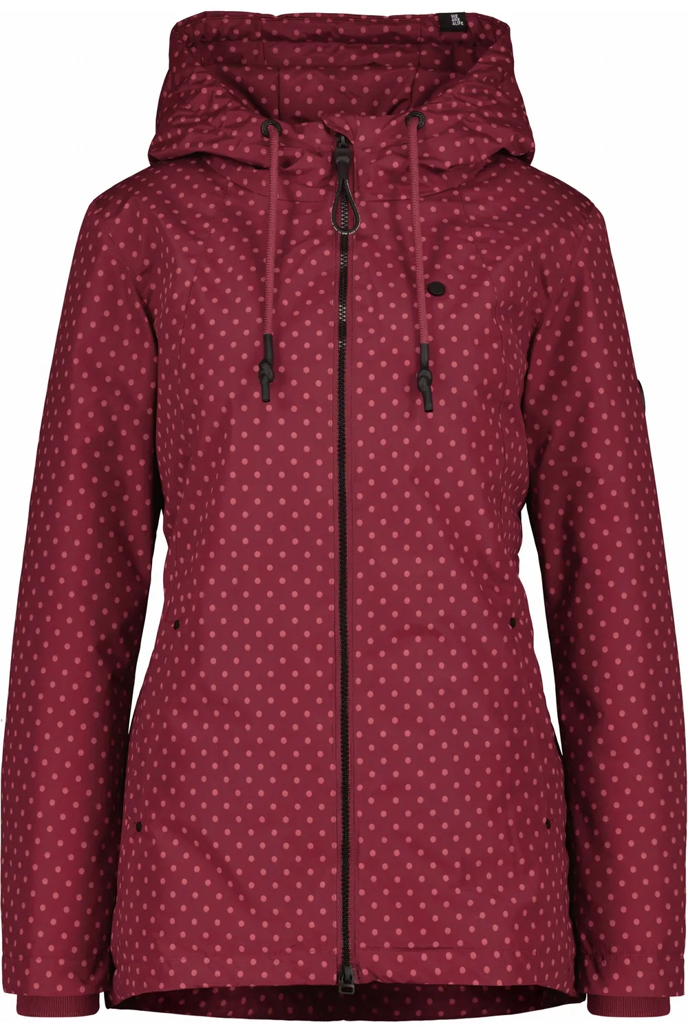 Alife & Kickin LilouAK B Winterjacke dunkelrot Teddyfutter