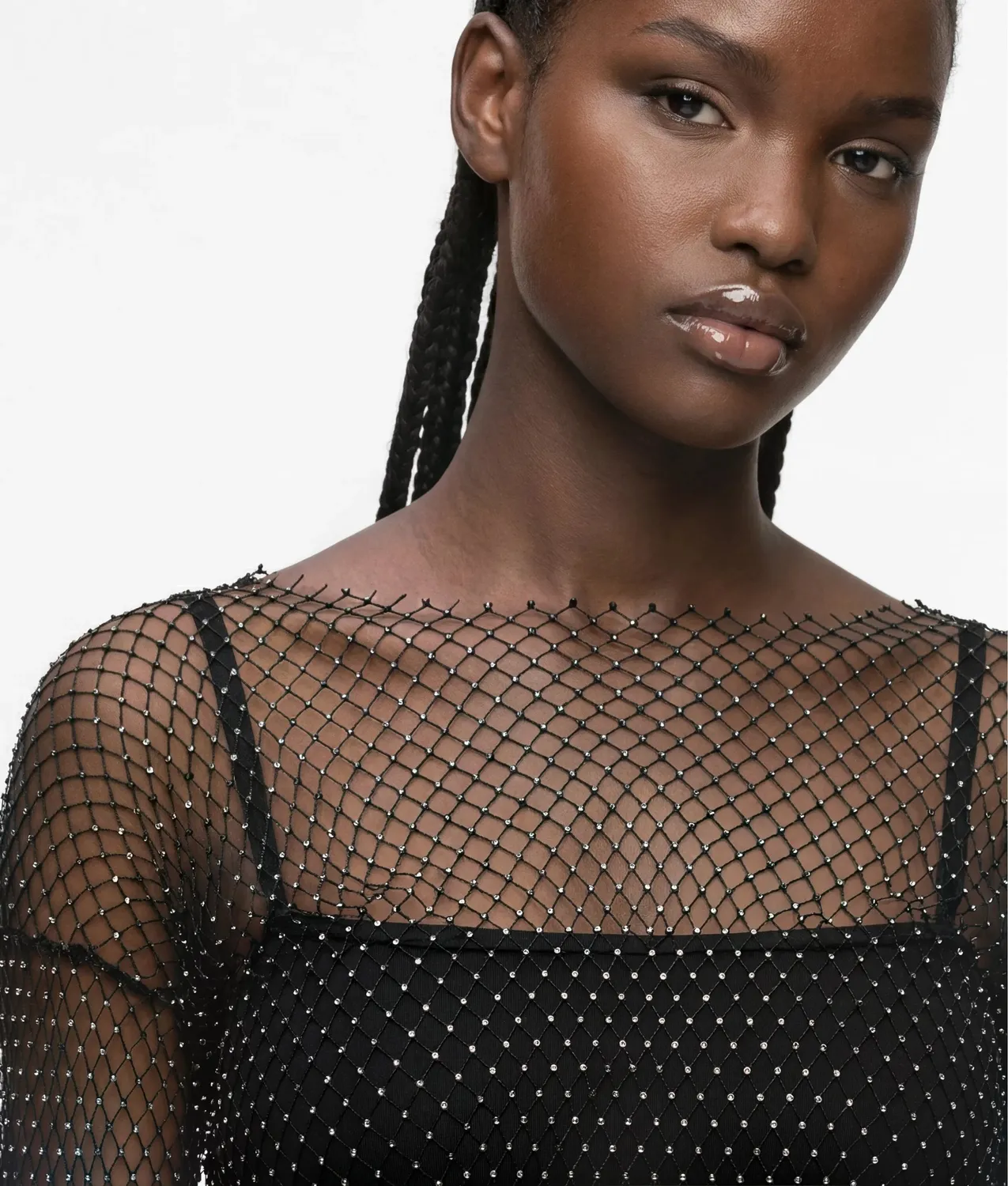 Karl Lagerfeld KL Jeans Meshkleid Chainmail