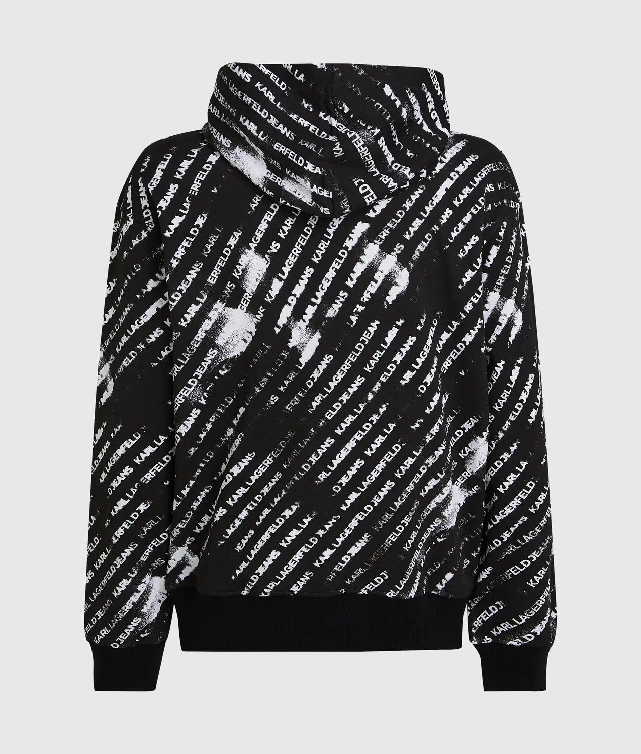 Karl Lagerfeld Jeans Hoodie Ombré-Logo relaxed