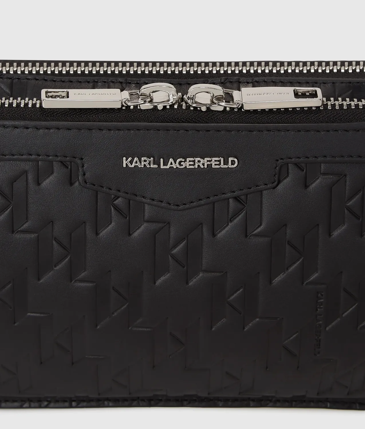 Karl Lagerfeld K/Loom Gürteltasche Leder Monogramm