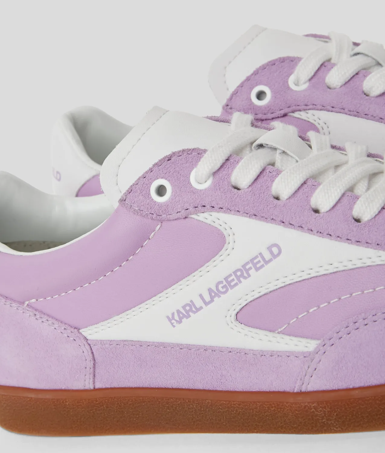 Karl Lagerfeld Kandidate Sneaker Leder Damen Weiß