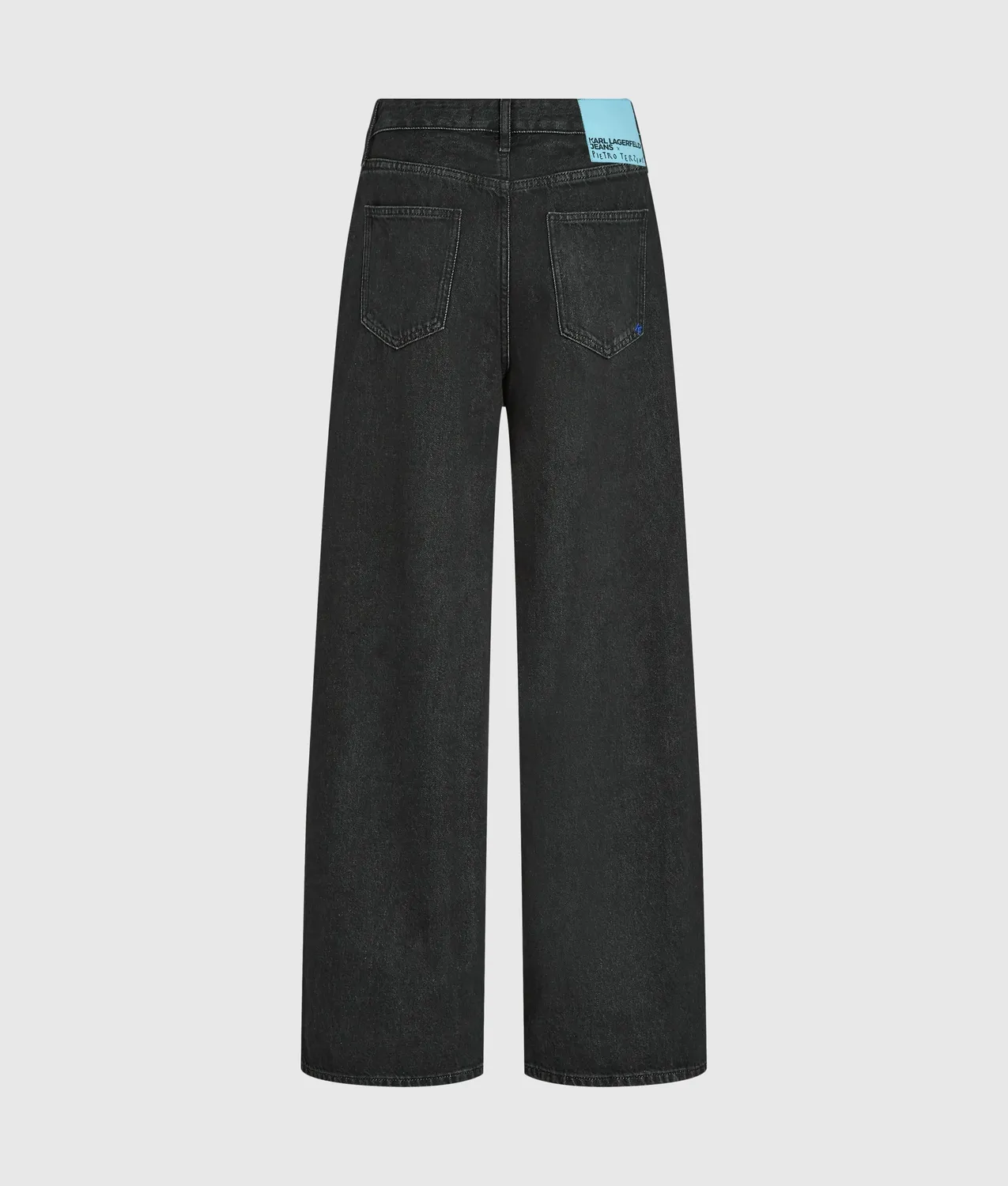 Karl Lagerfeld KLJ Pietro Terzini Jeans Wide-Leg Print