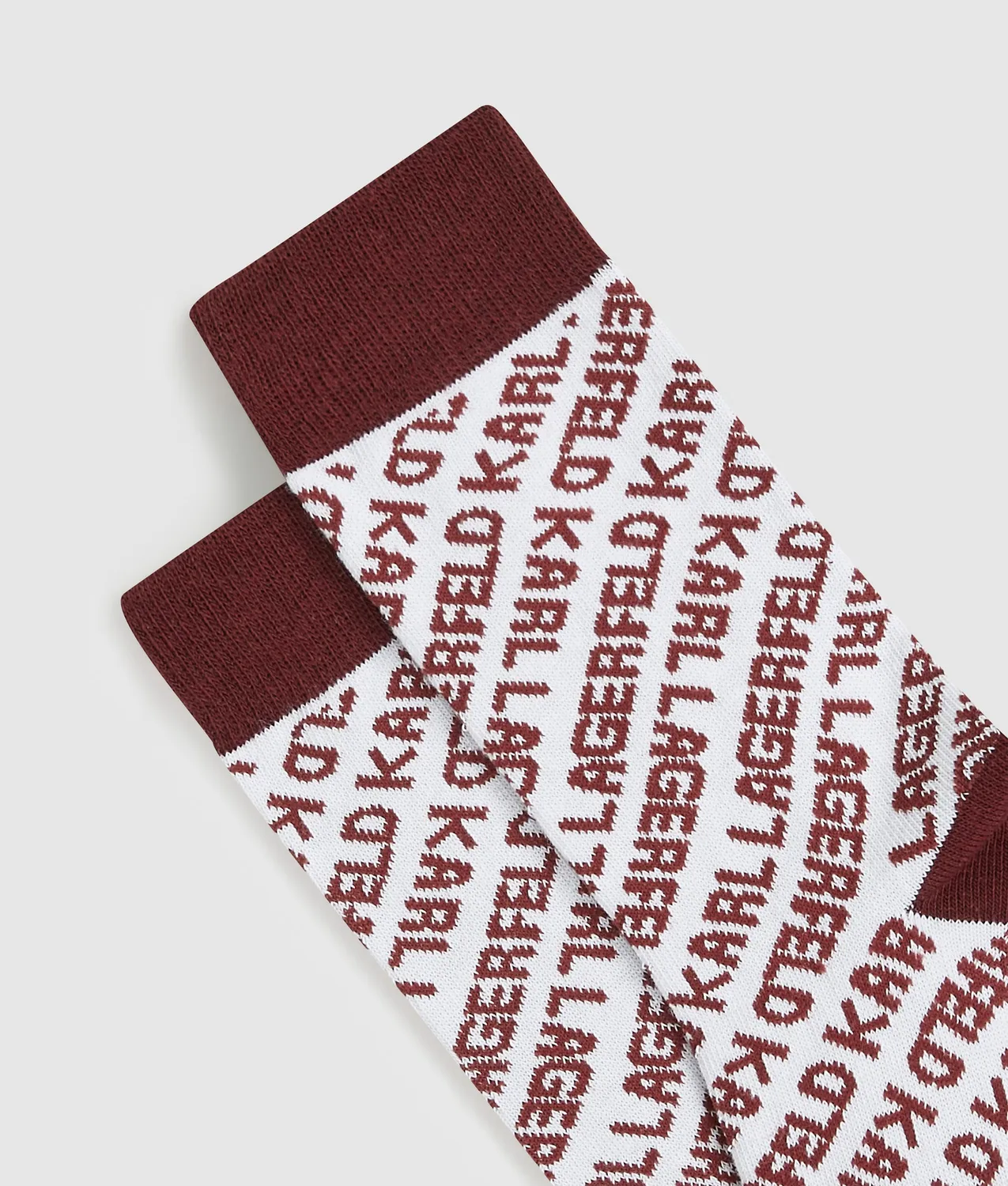 Karl Lagerfeld All-Over Logo Socken 3er-Pack Baumwolle