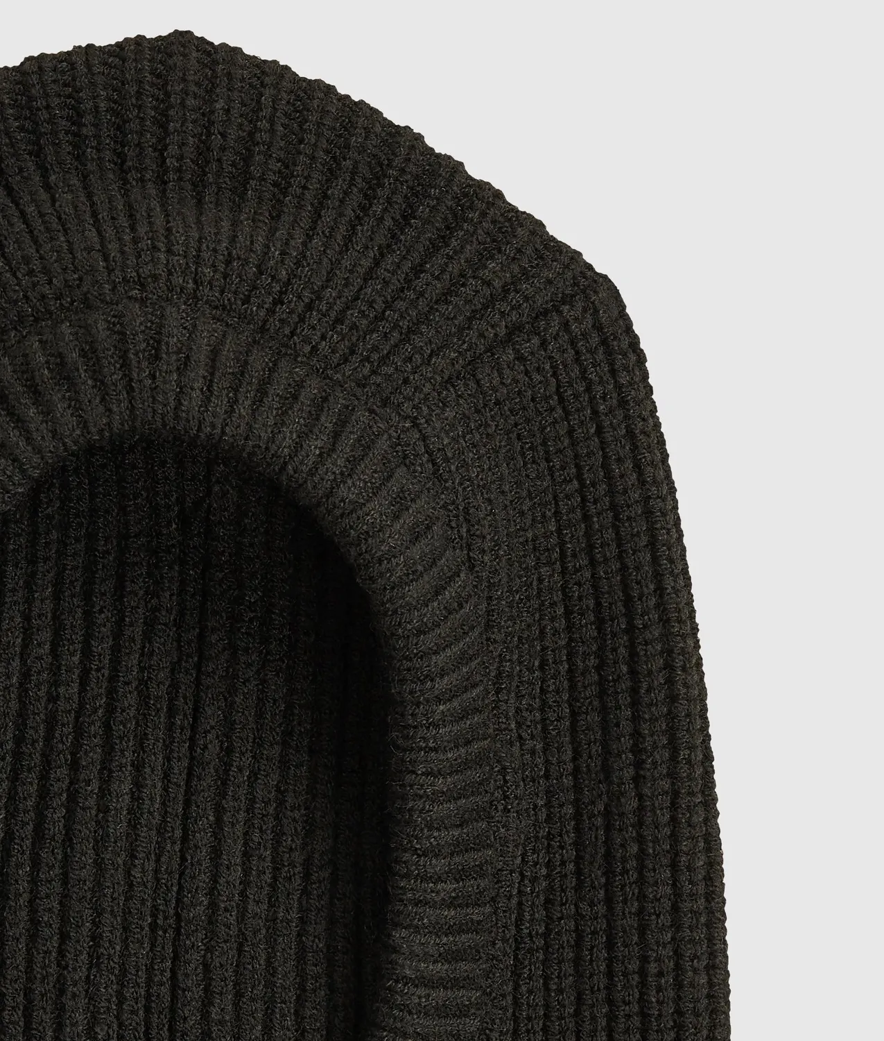 Karl Lagerfeld Jeans Strick-Kapuze Rippstrick