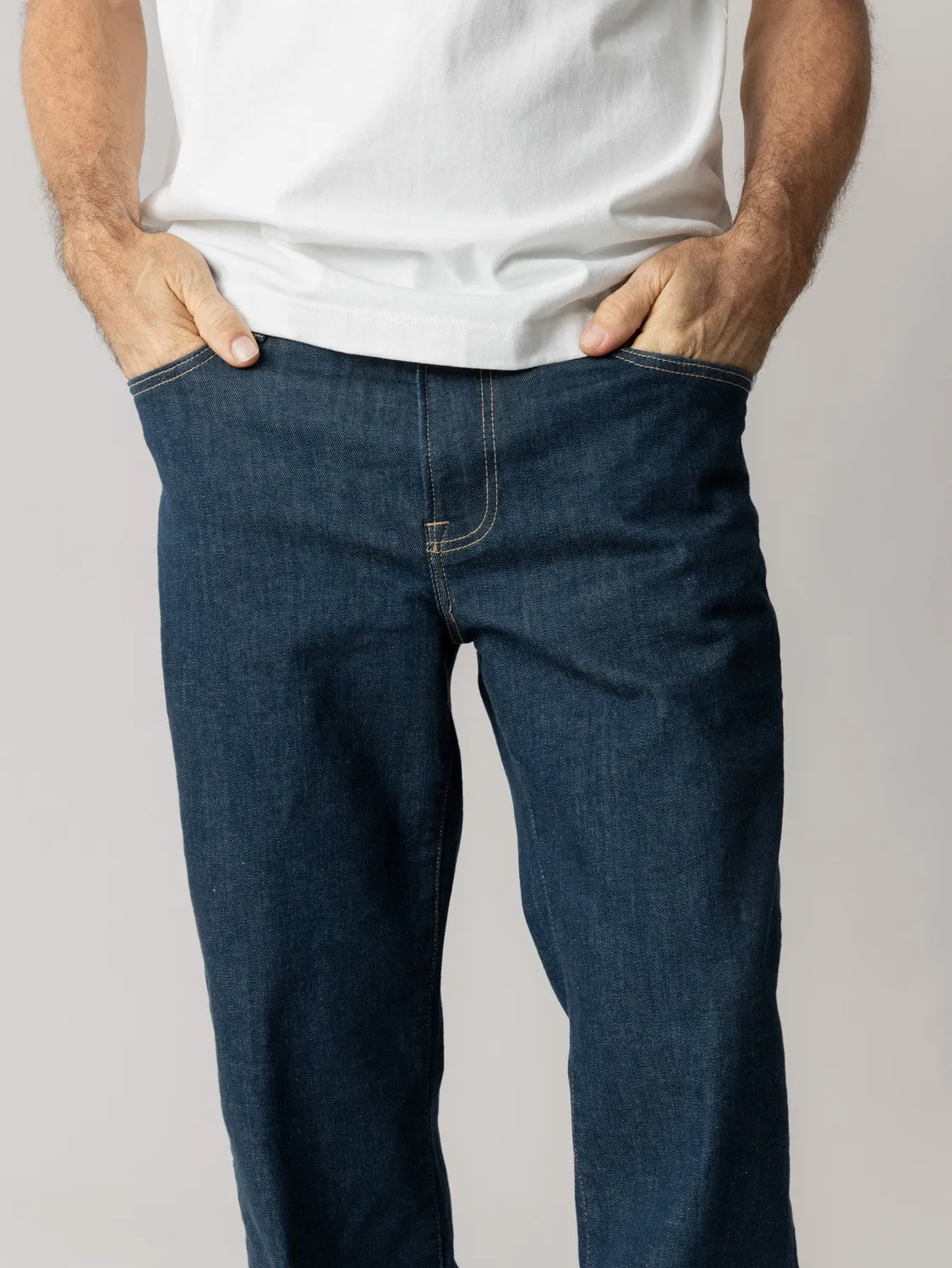 Mos Mosh MMGSteve Florence Jeans Blue Denim weit