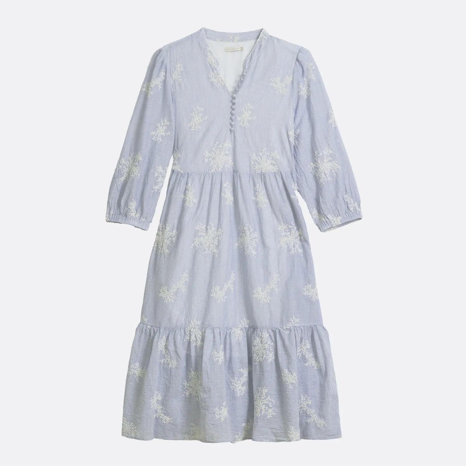 Senatex Stickerei Kleid Stufenrock Ocean Flower
