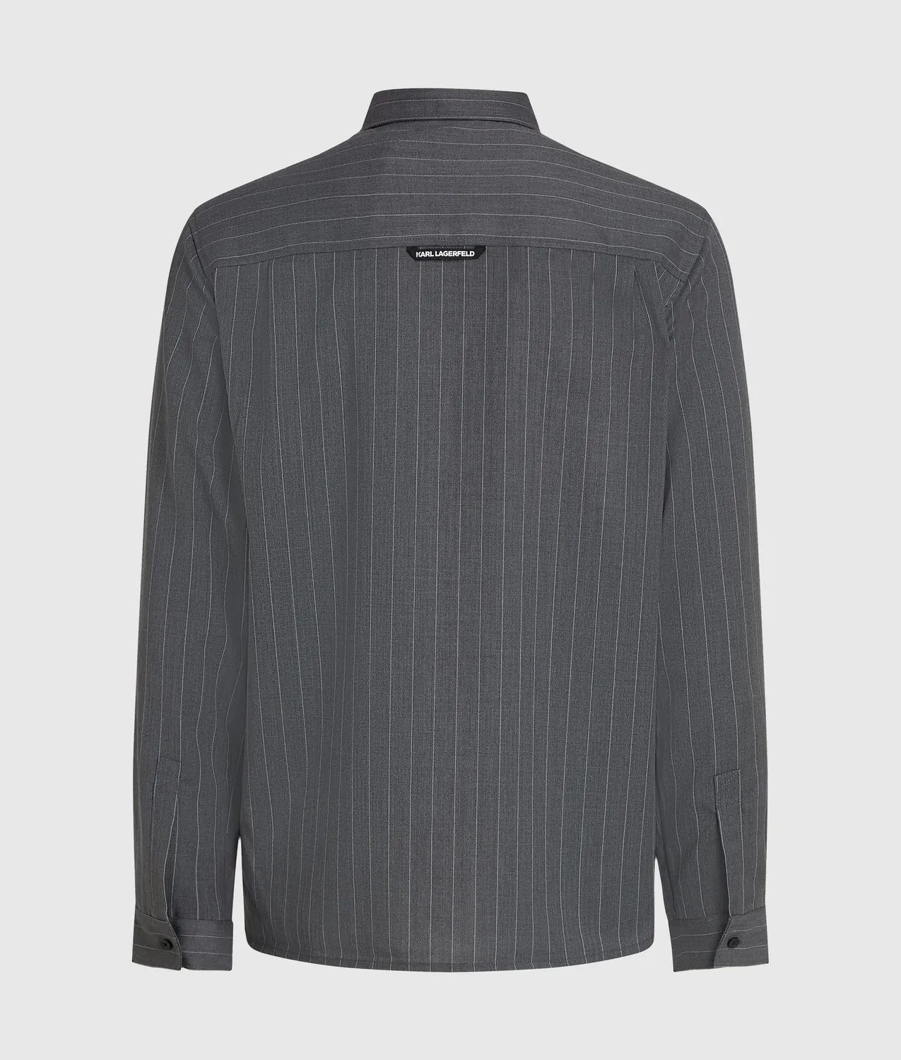 Karl Lagerfeld Pinstripe Hemd Wollmix Nadelstreifen