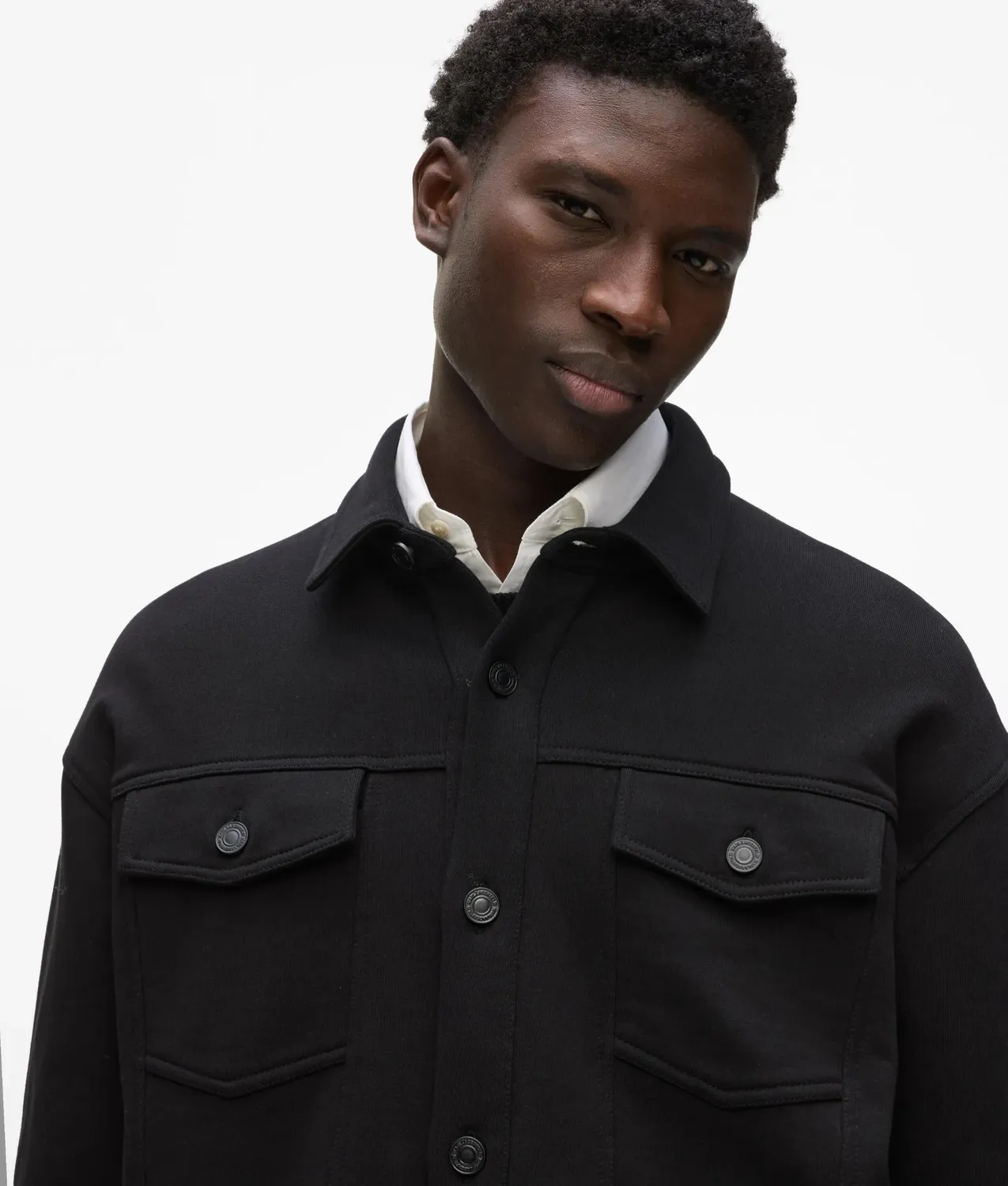 Karl Lagerfeld Sweat Overshirt Herren Druckknopf