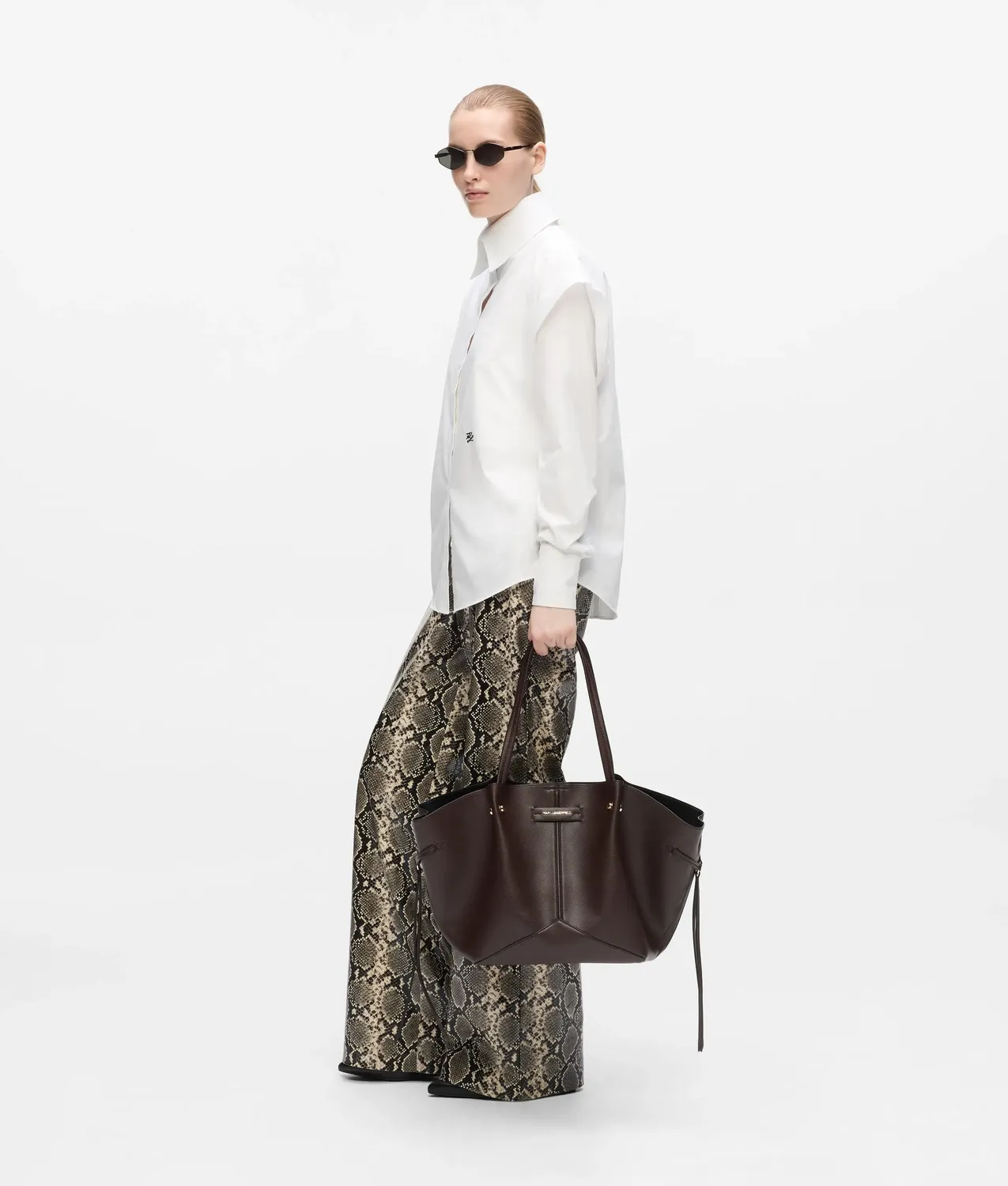 Karl Lagerfeld K/Pierced Tote Laptop Shopper