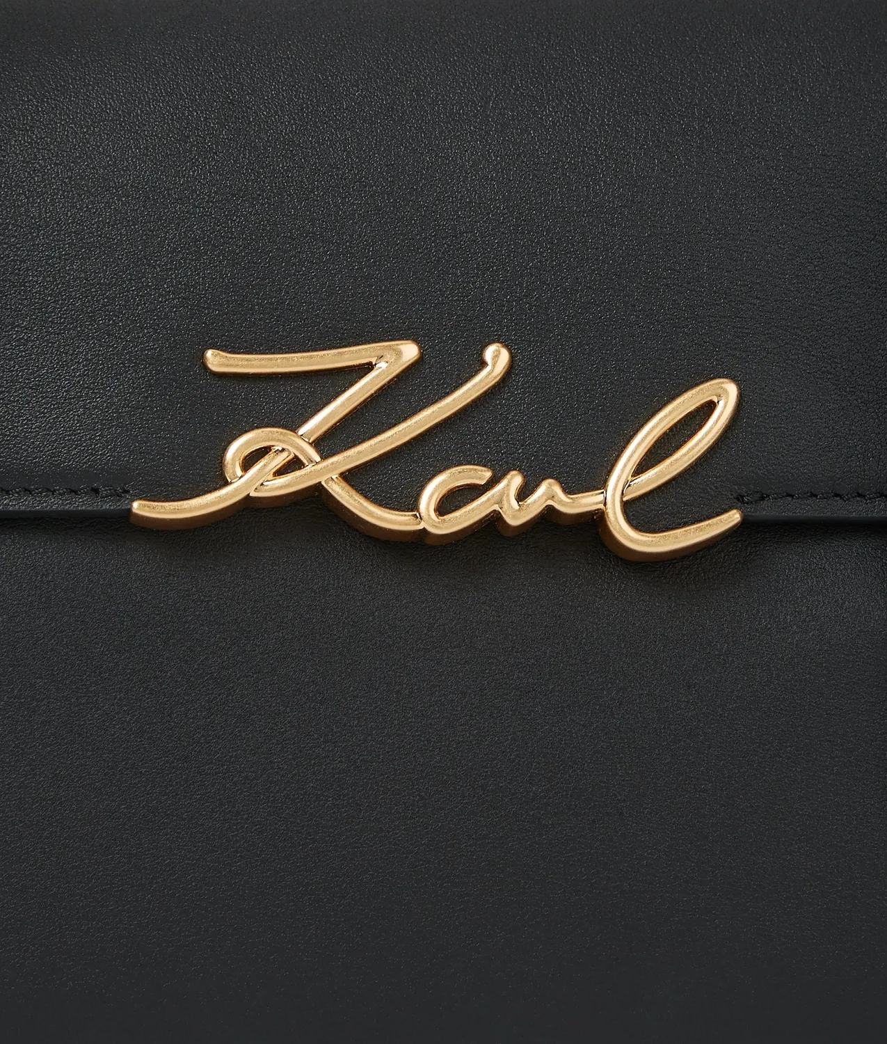 Karl Lagerfeld K/Signature Umhängetasche Leder Klappe