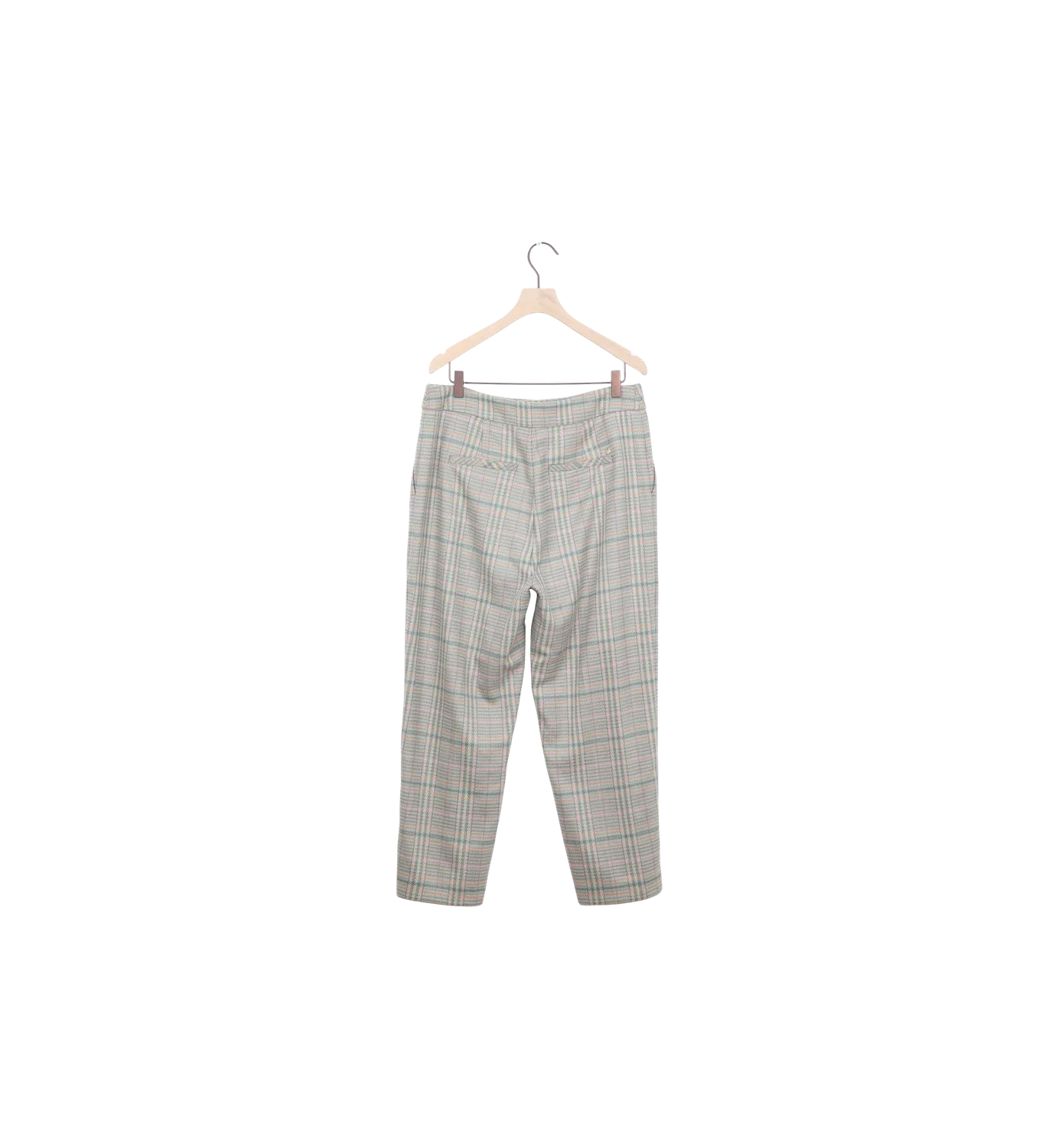Mos Mosh MMOli Elly Hose Burnt Olive Gr. 40 kariert