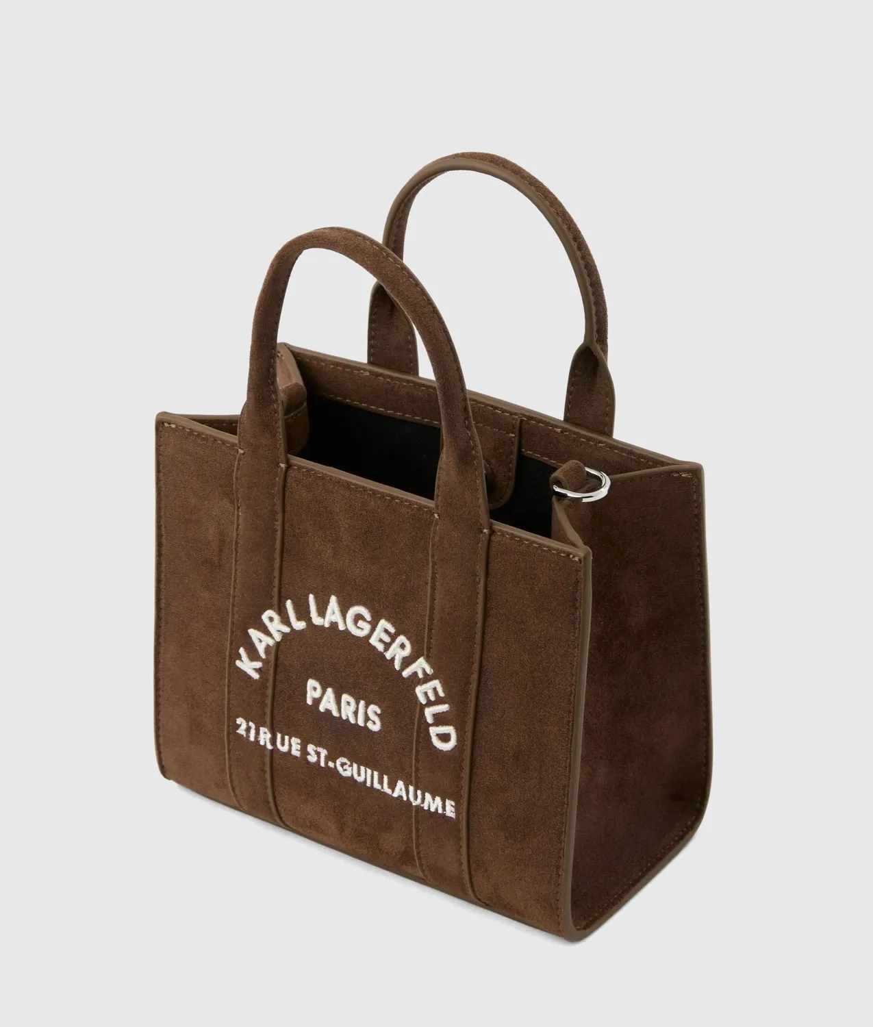 Karl Lagerfeld Rue St-Guillaume Mini Tote Wildleder-Optik