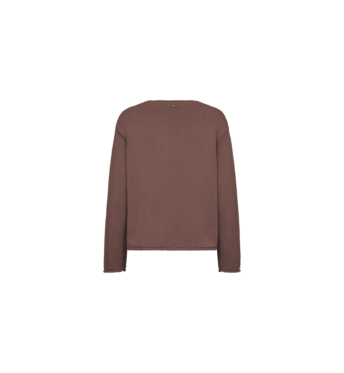 Mos Mosh MMBine V-Neck Strickpullover Coffee Quartz