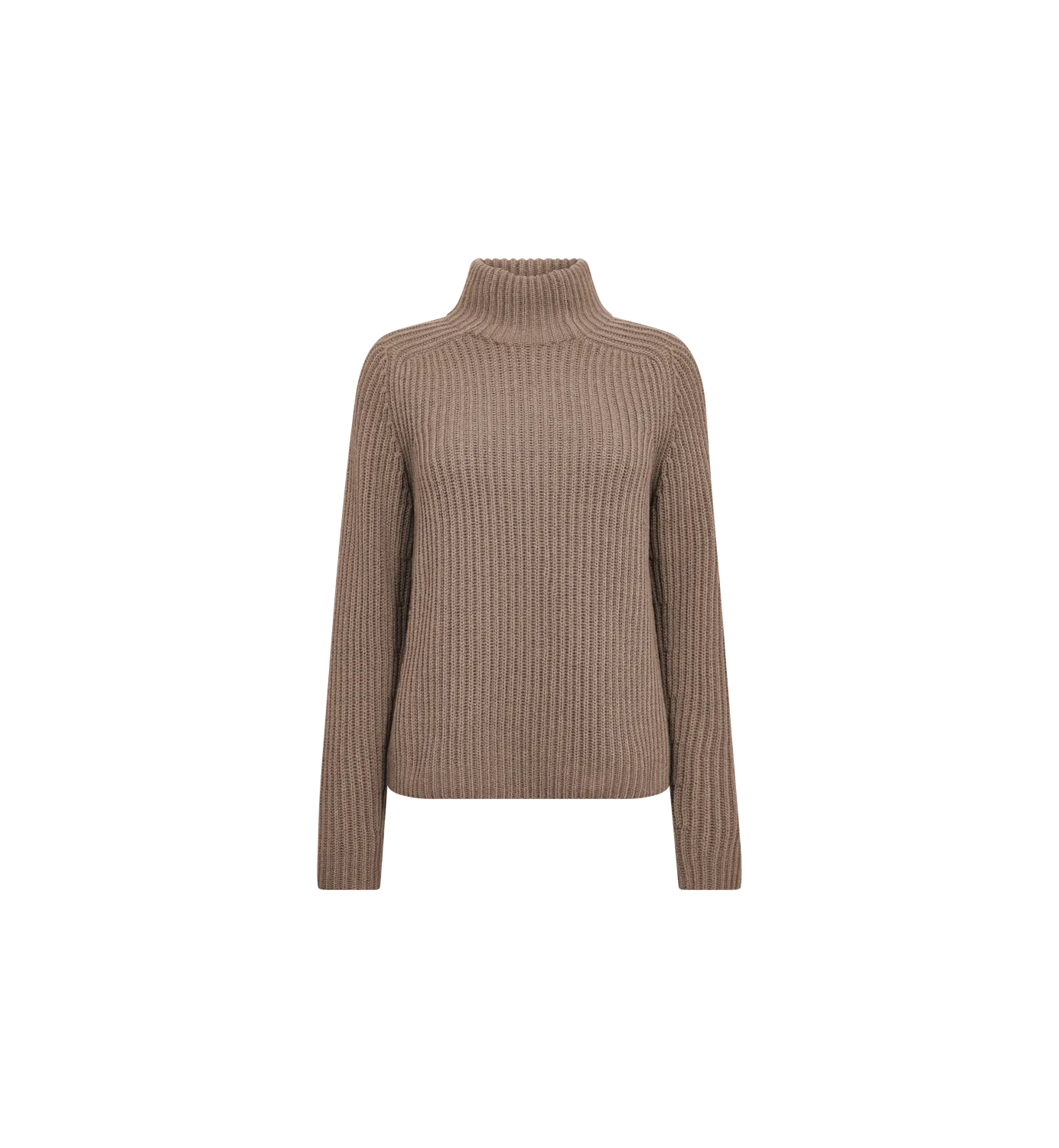 Mos Mosh Thyra Highneck Strickpullover Recyclingwolle