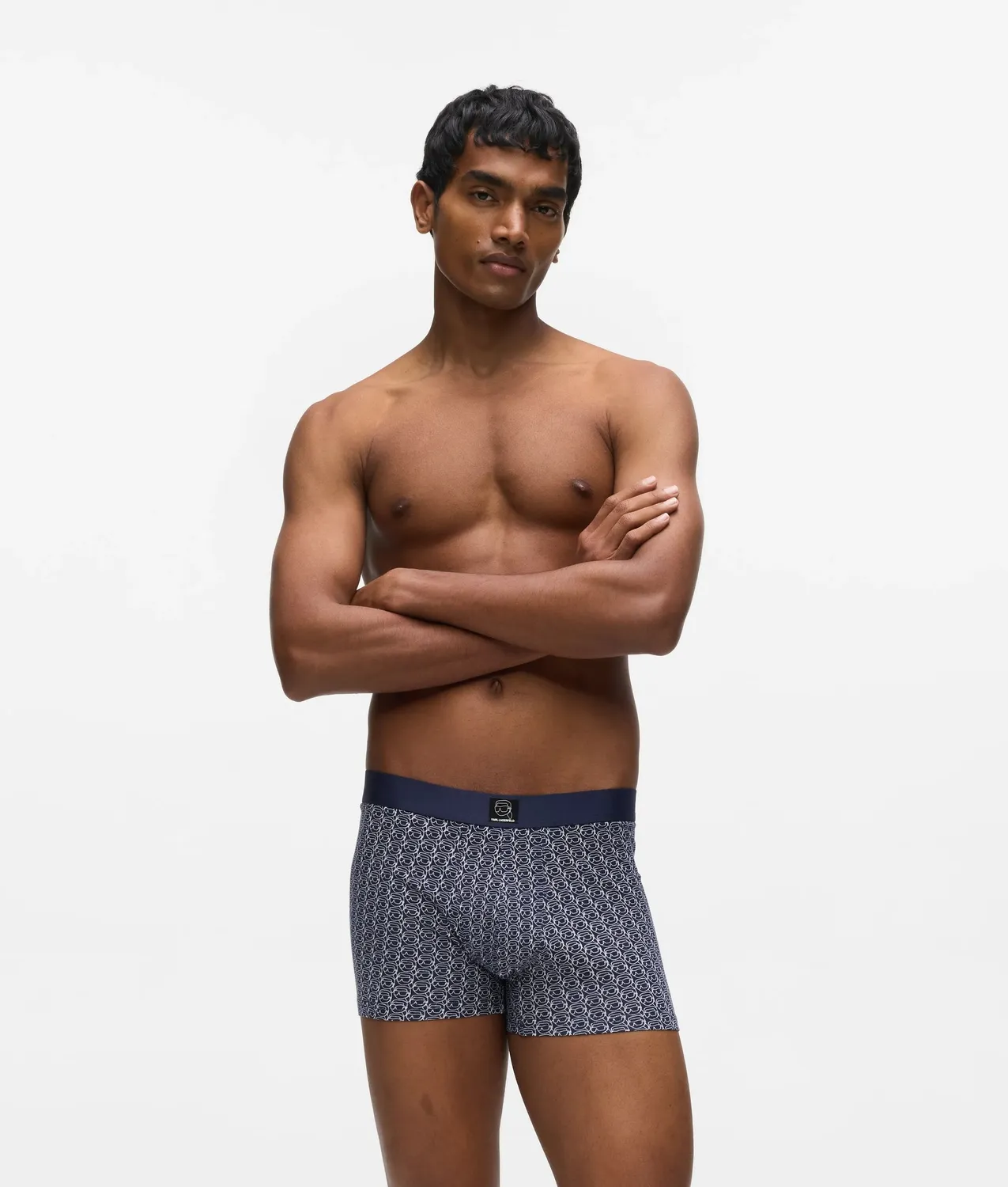Karl Lagerfeld Ikon Patch Trunks 3er Pack Baumwolle