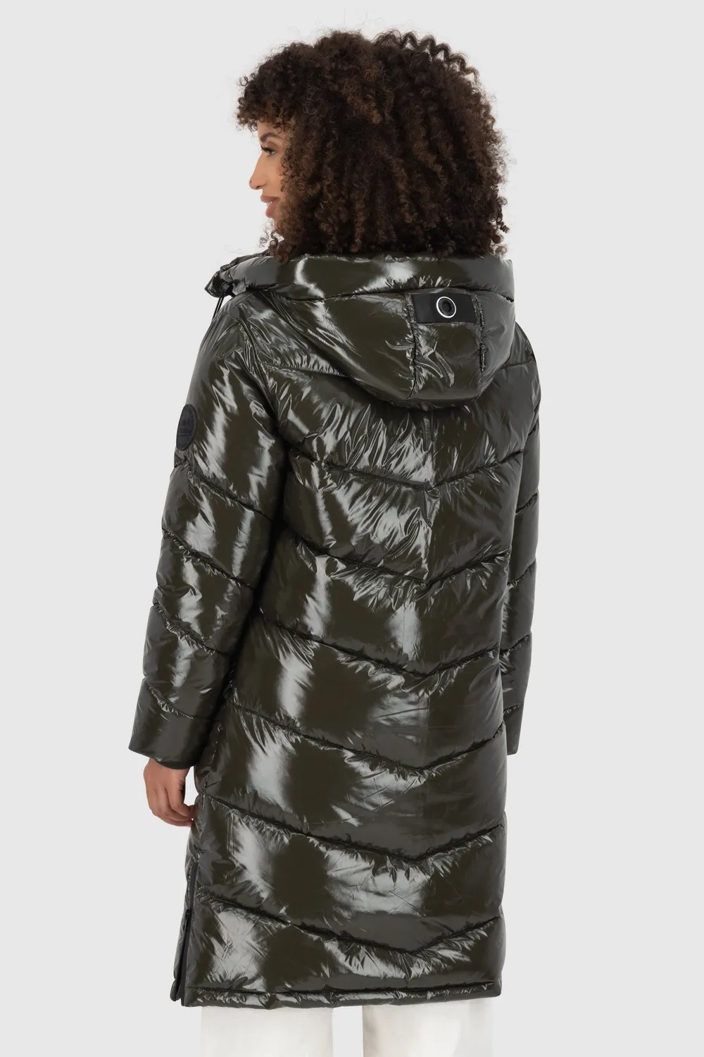 Alife & Kickin LolaniAK A Puffer Parka Schwarz Stepp