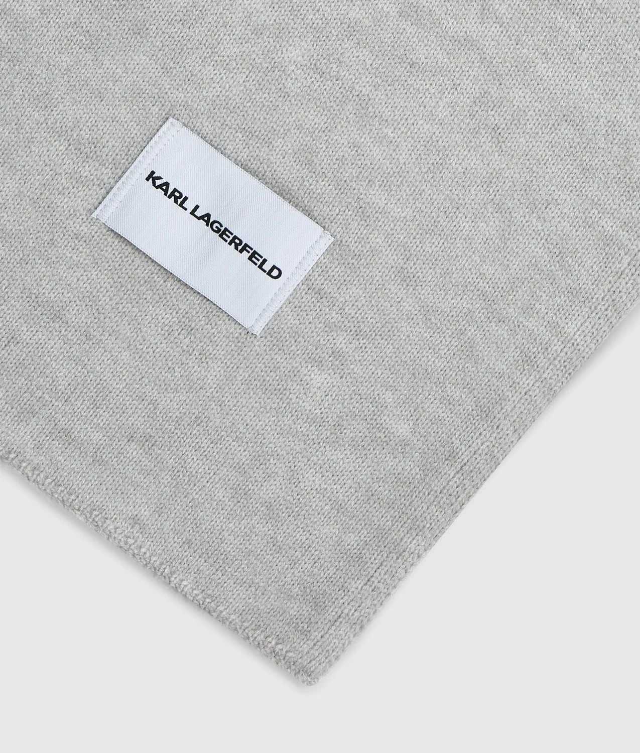 Karl Lagerfeld Logo Schal Jersey gestrickt