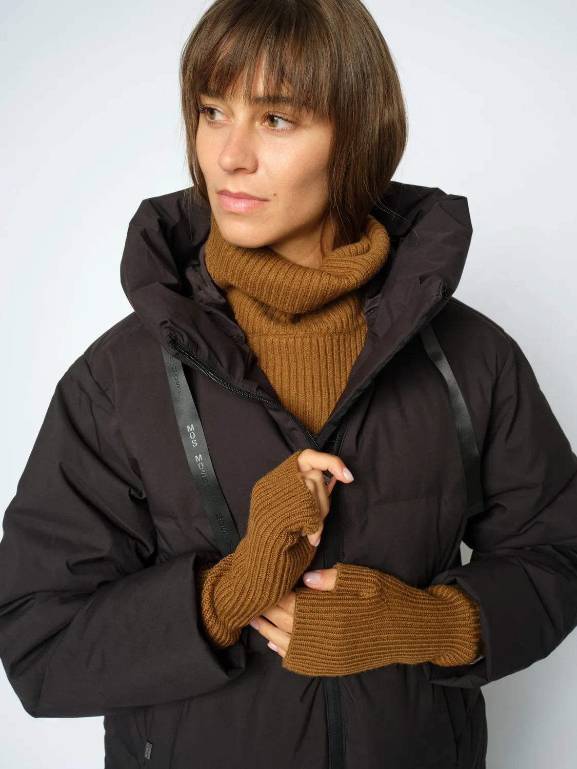 Mos Mosh MMTova Wool Rib Fäustlinge Wolle one size