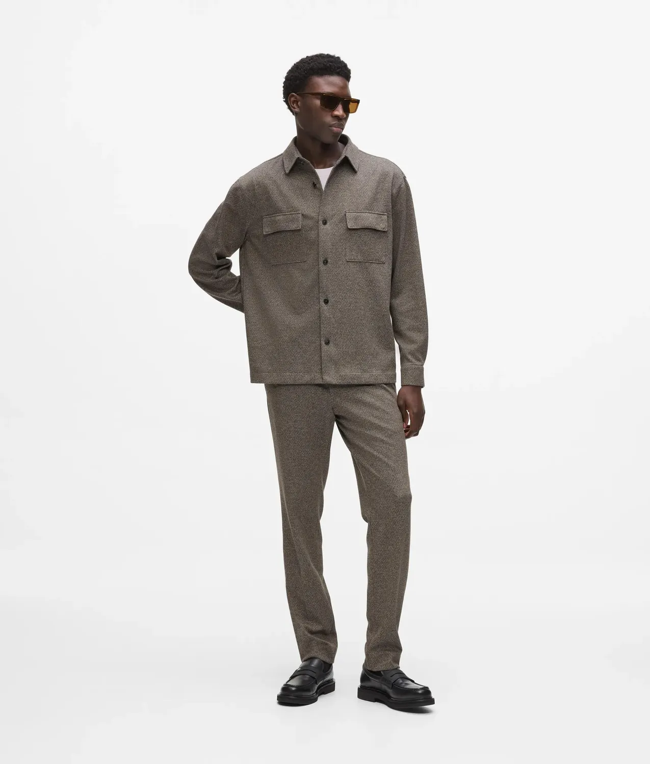 Karl Lagerfeld Hemd Jersey Patch-Taschen