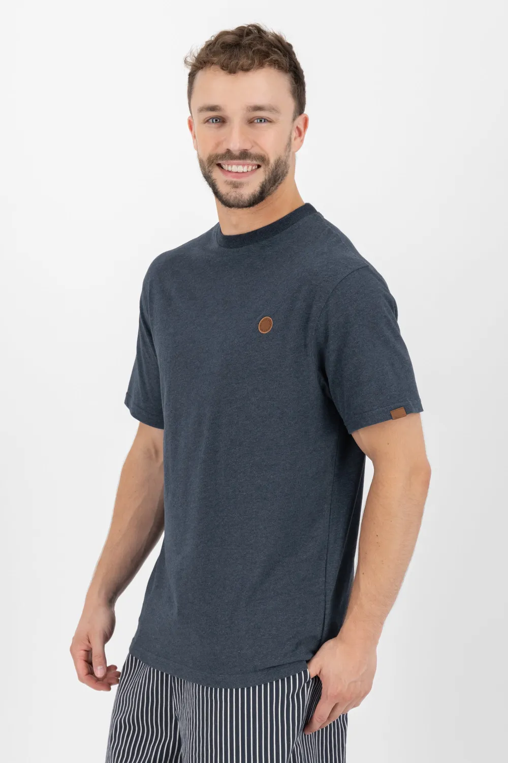 Alife & Kickin MaddoxAK A T-Shirt Dunkelblau Herren