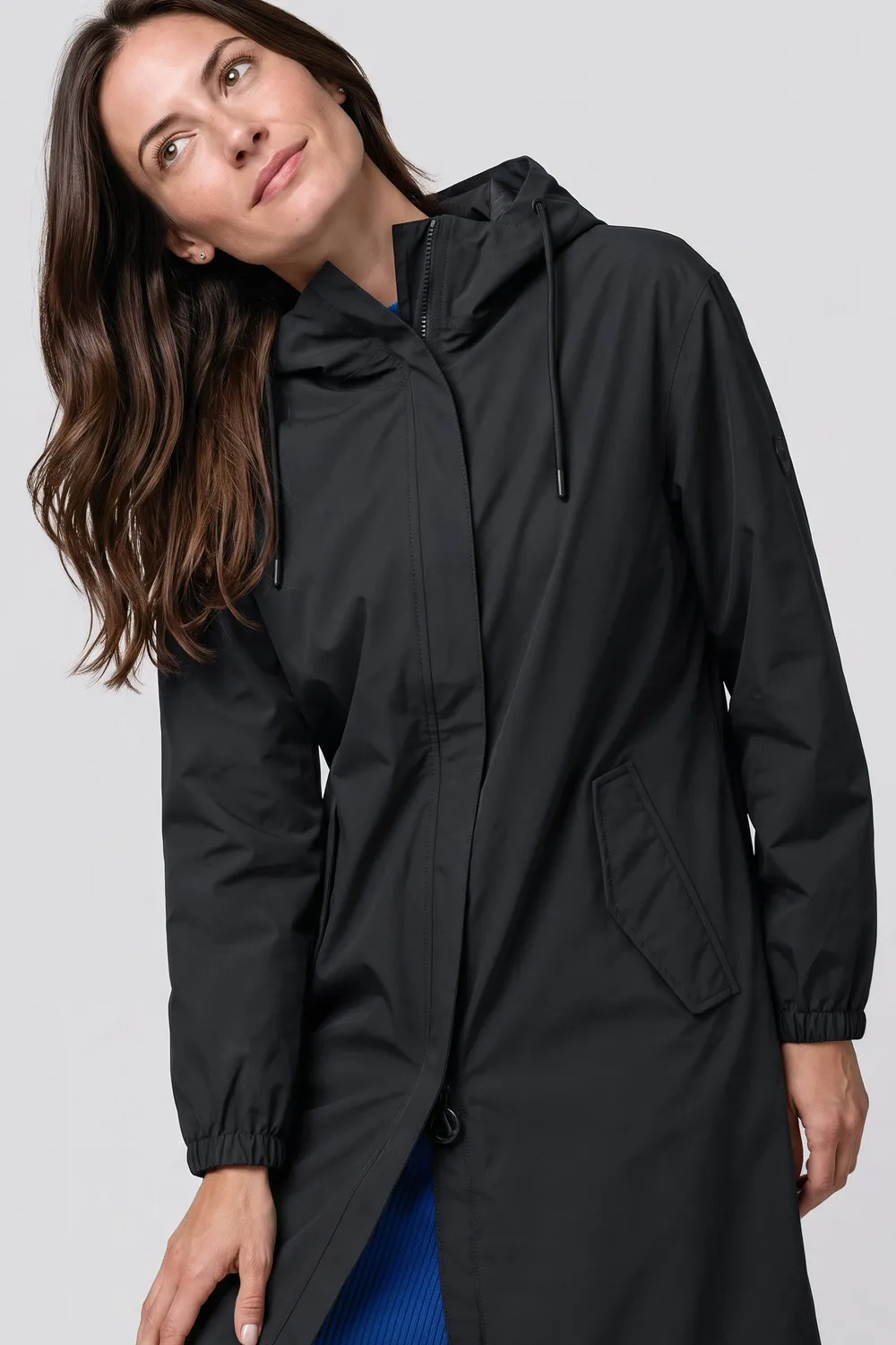 Alife & Kickin TirilAK A Regenjacke Schwarz Damen wasserdicht