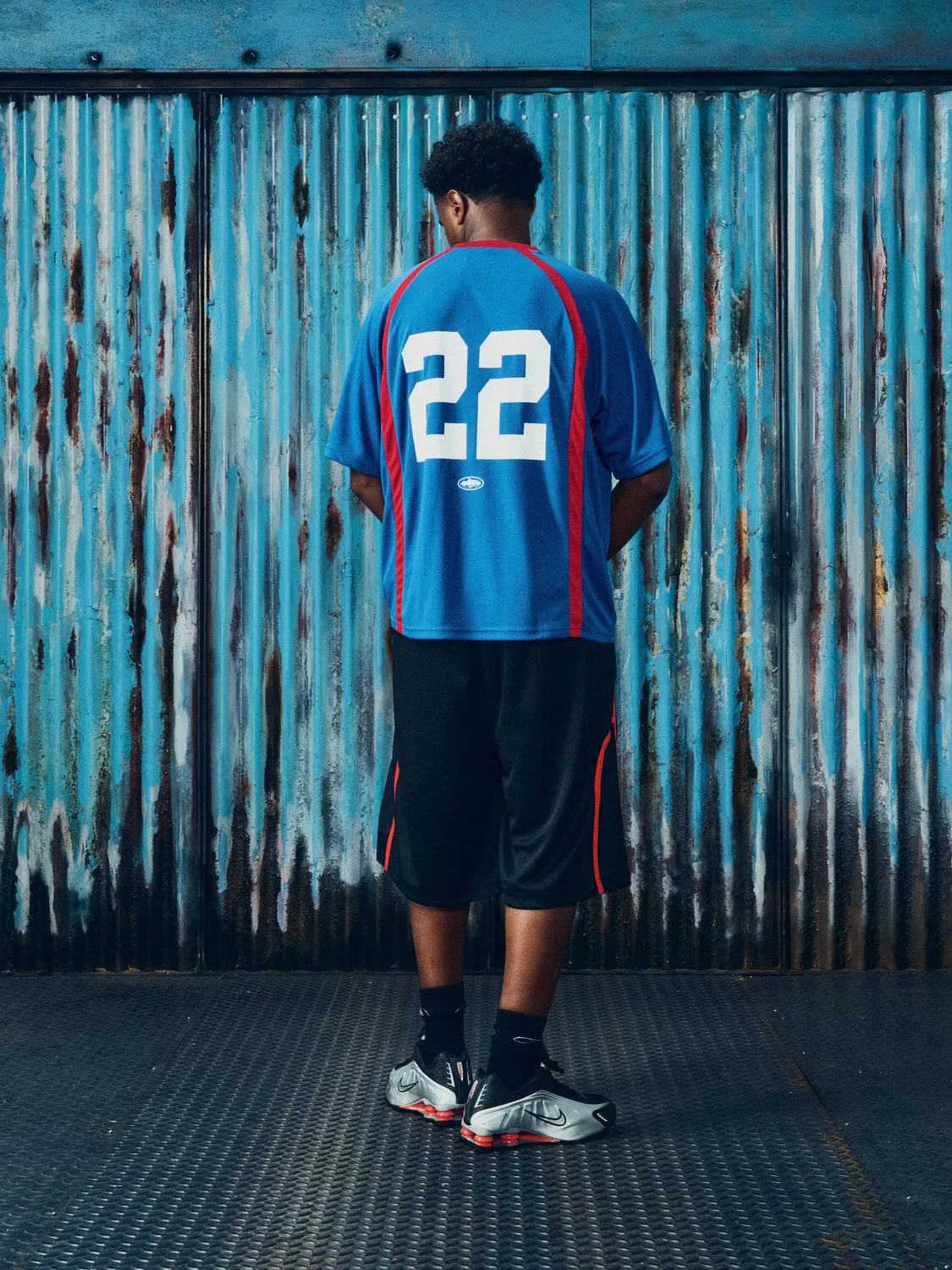 Corteiz Rugby League Jersey royalblau Polyester