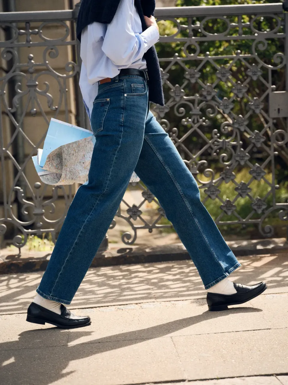 Mos Mosh MMEmber Authentic Jeans Straight Blau