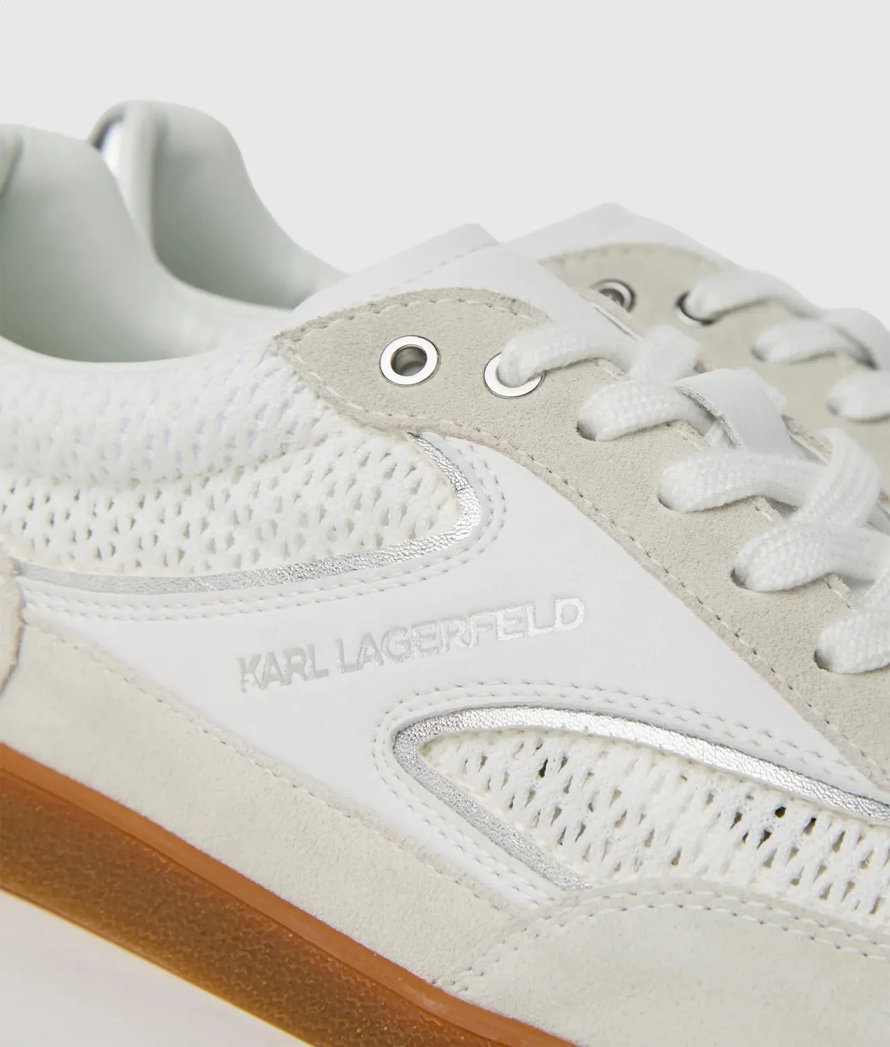 Karl Lagerfeld Kandidate Mesh Sneaker Grösse 4-10 Leder-Mix