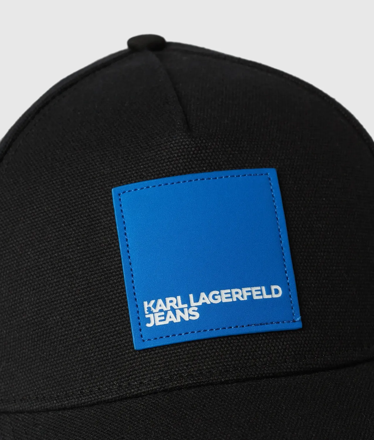 Karl Lagerfeld Jeans Logo Patch Cap Basecap Schwarz