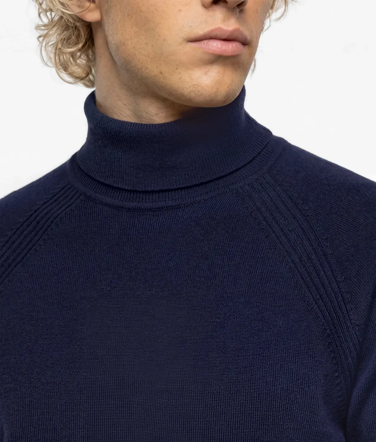 Karl Lagerfeld KL Jeans Rollkragenpullover Strick Leicht