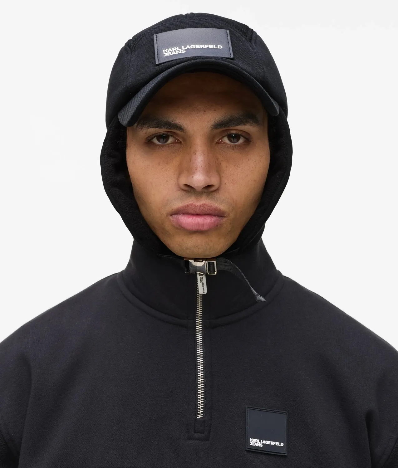 Karl Lagerfeld KL Jeans Trappermütze Fleece