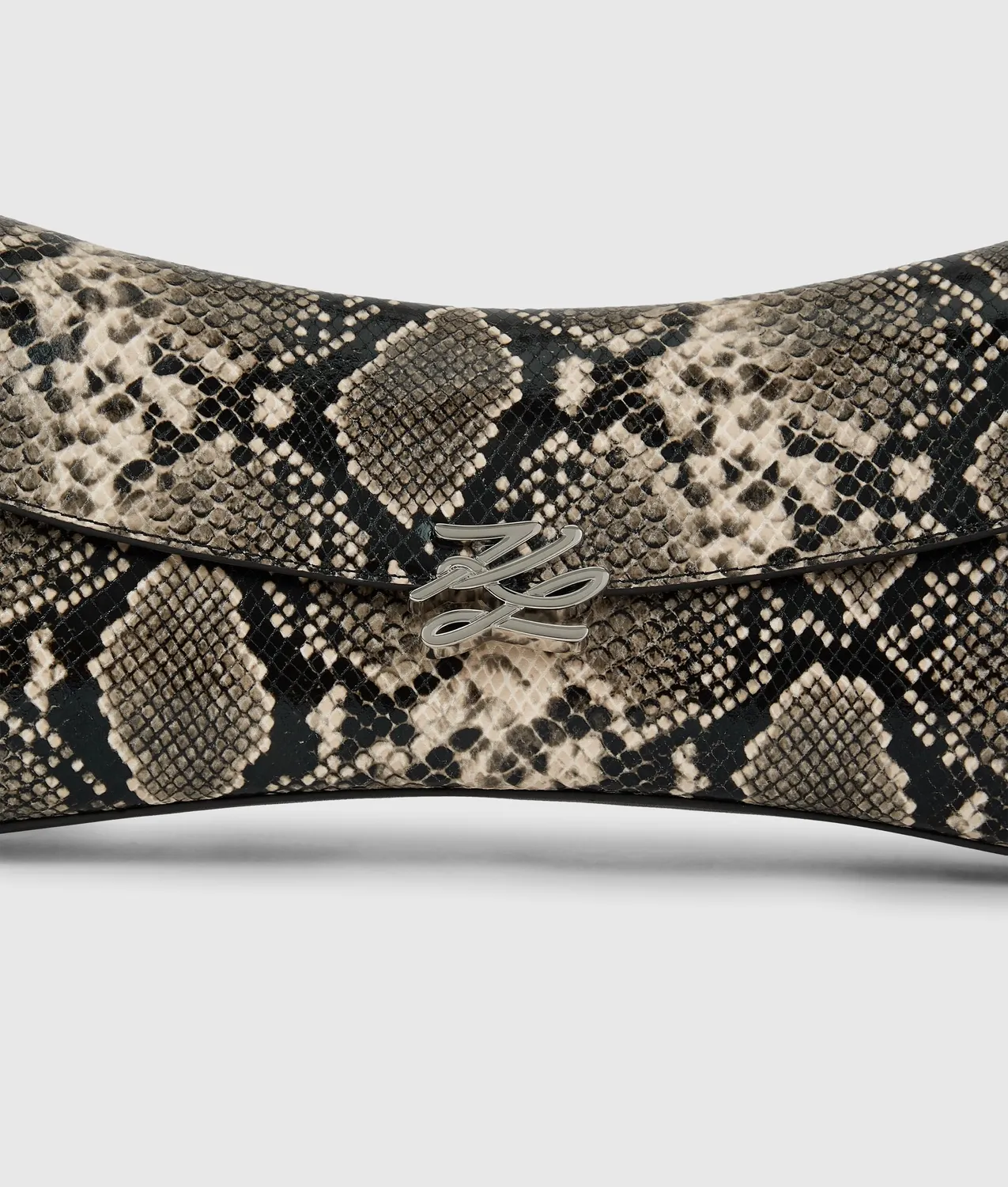 Karl Lagerfeld K/Autograph Twist Henkeltasche Python