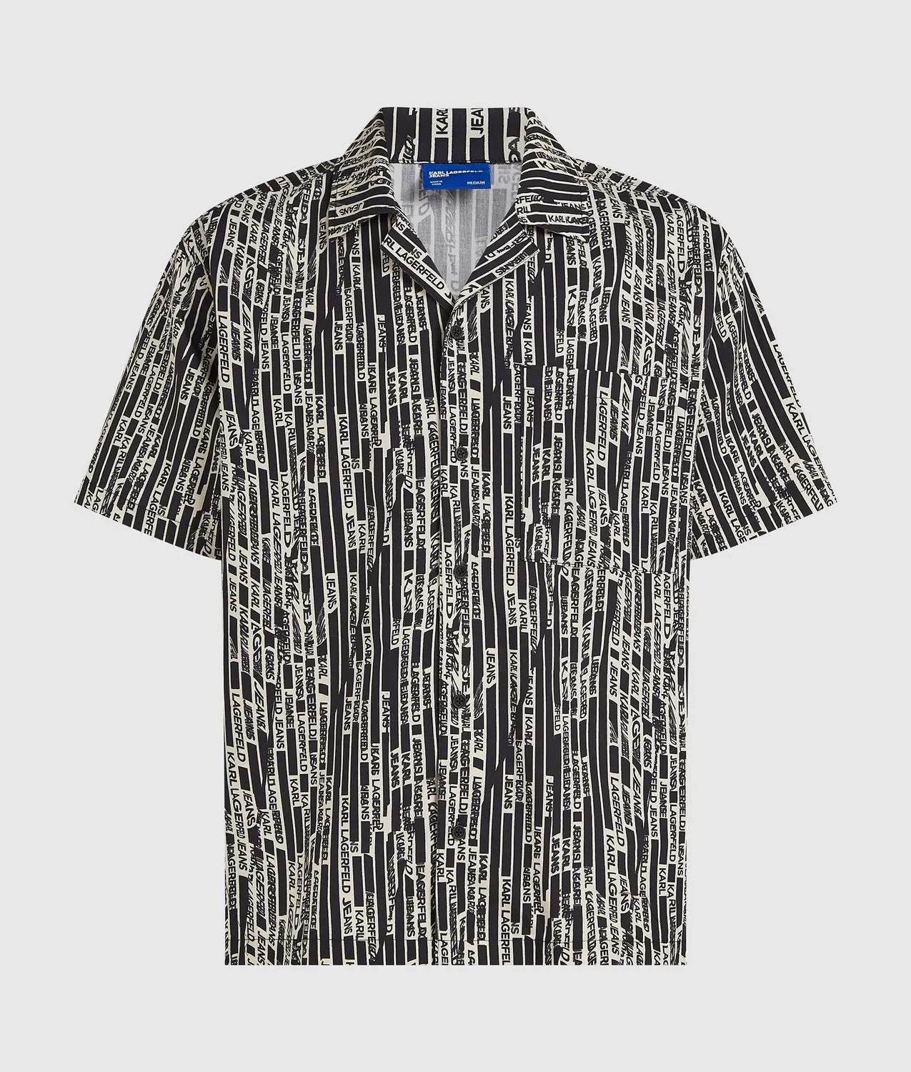 Karl Lagerfeld KL Jeans Kurzarmhemd Logoprint