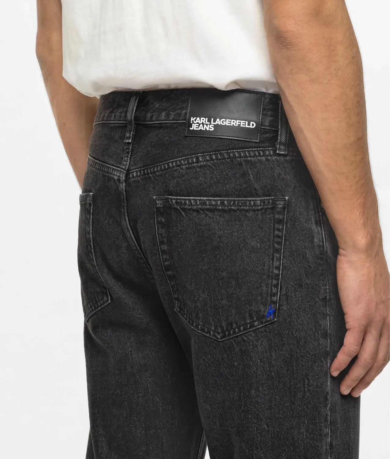Karl Lagerfeld KL Jeans Tapered Jeans washed black Denim