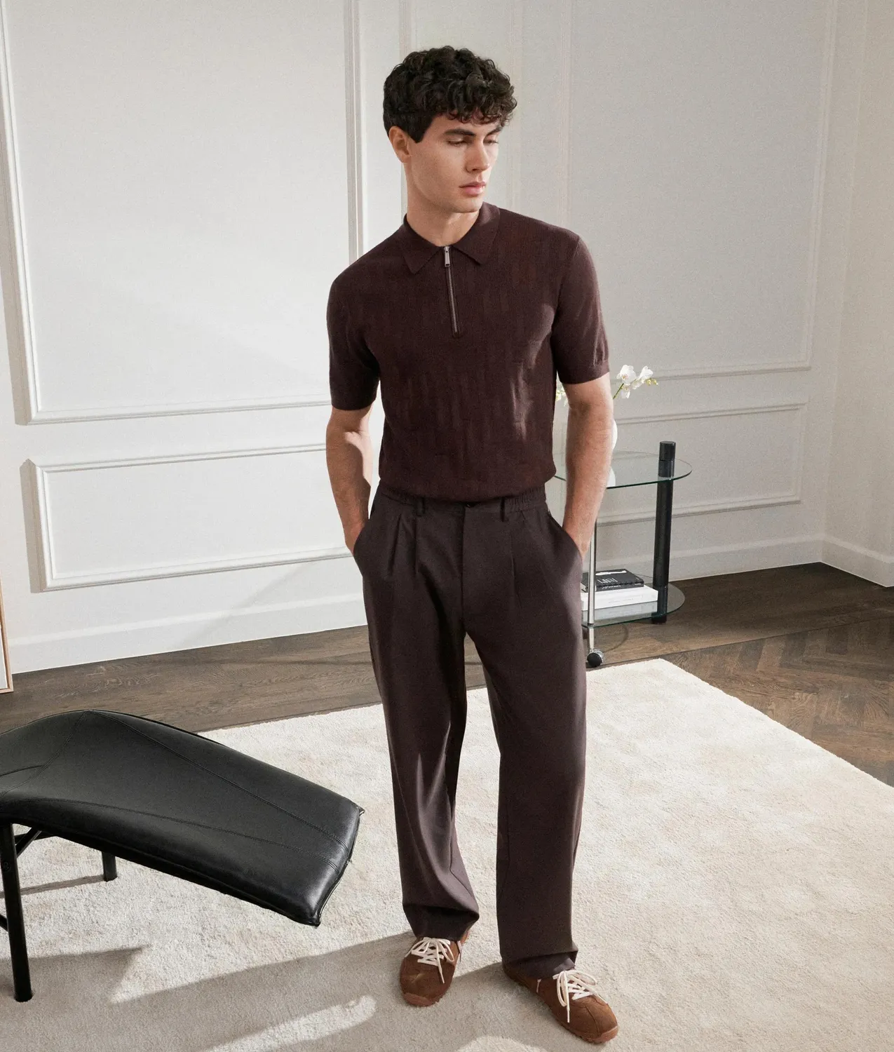 Karl Lagerfeld Classics Wollmix Hose gerades Bein