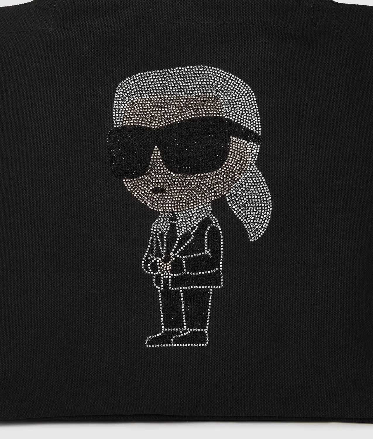 Karl Lagerfeld Ikon Rhinestone Shopper Baumwolle