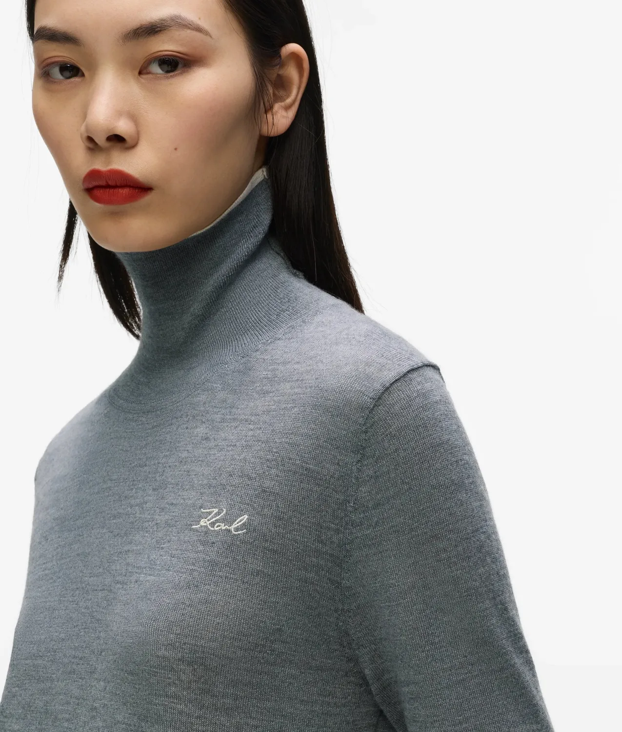Karl Lagerfeld Rollkragenpullover Merinowolle XS-XXL