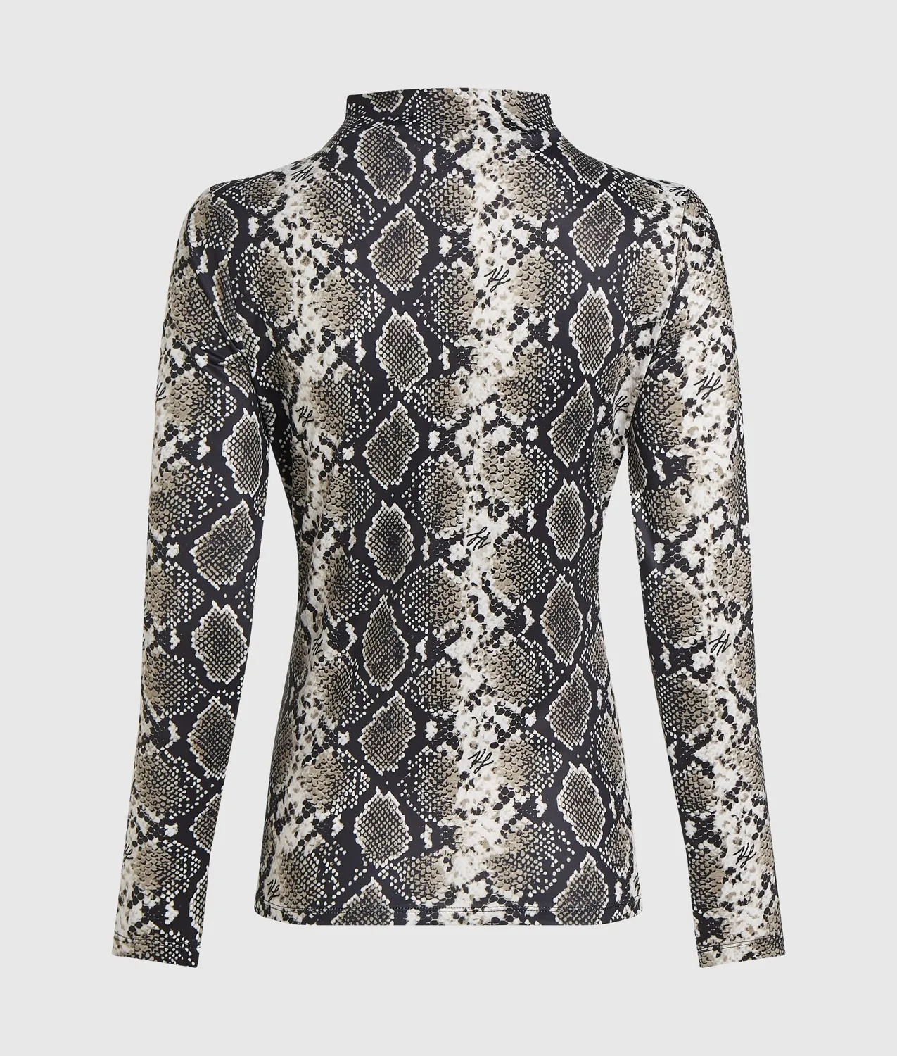 Karl Lagerfeld Mock Neck Langarmshirt figurbetont