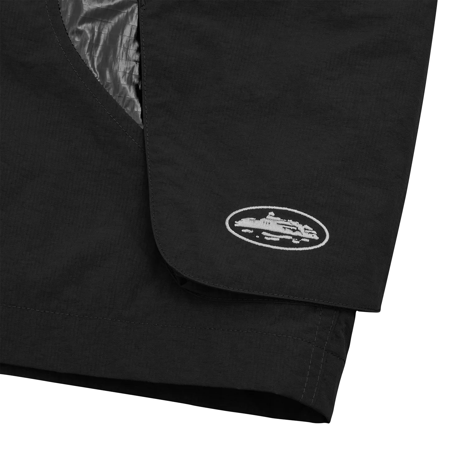 Corteiz Litework Quattro Short Shorts Schwarz Nylon
