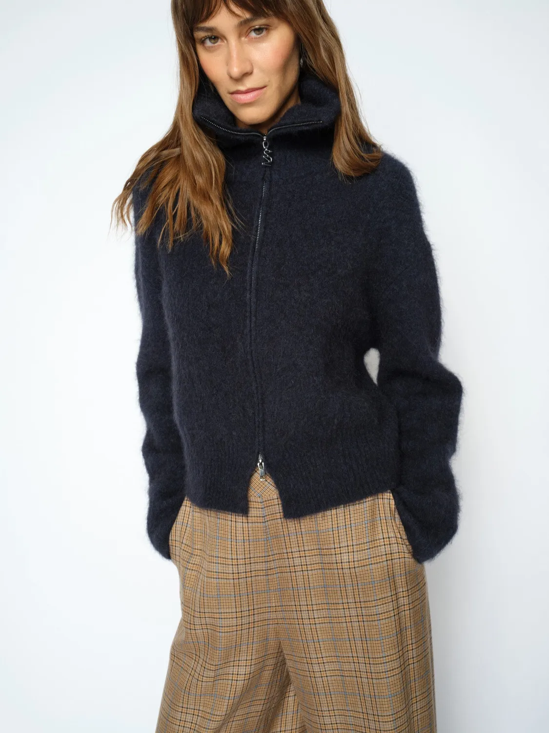 Mos Mosh MMHulda Cardigan Mohair Hoher Hals