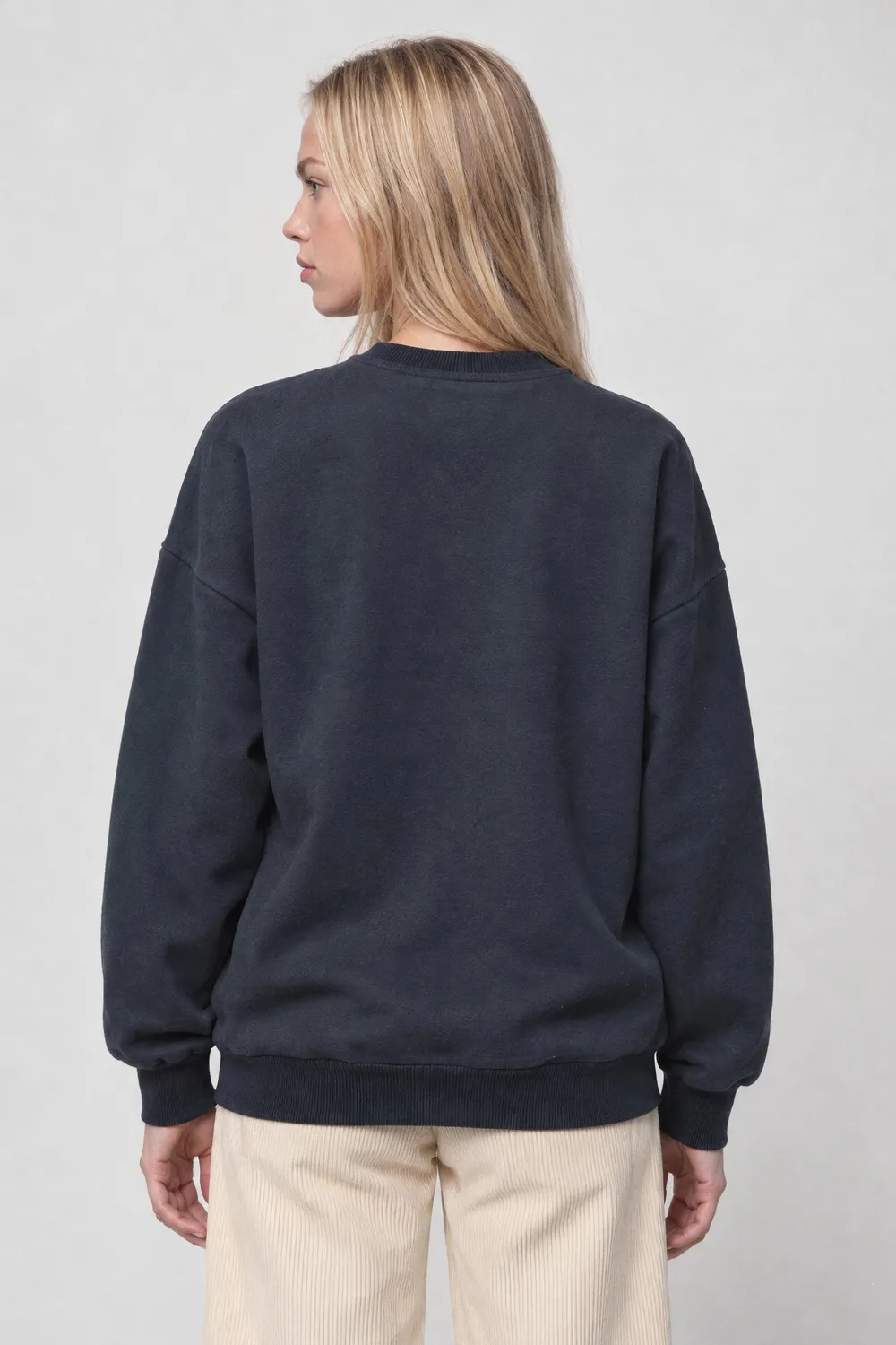 Alife & Kickin ElsaAK P Sweatshirt Dunkelblau Leo-Print