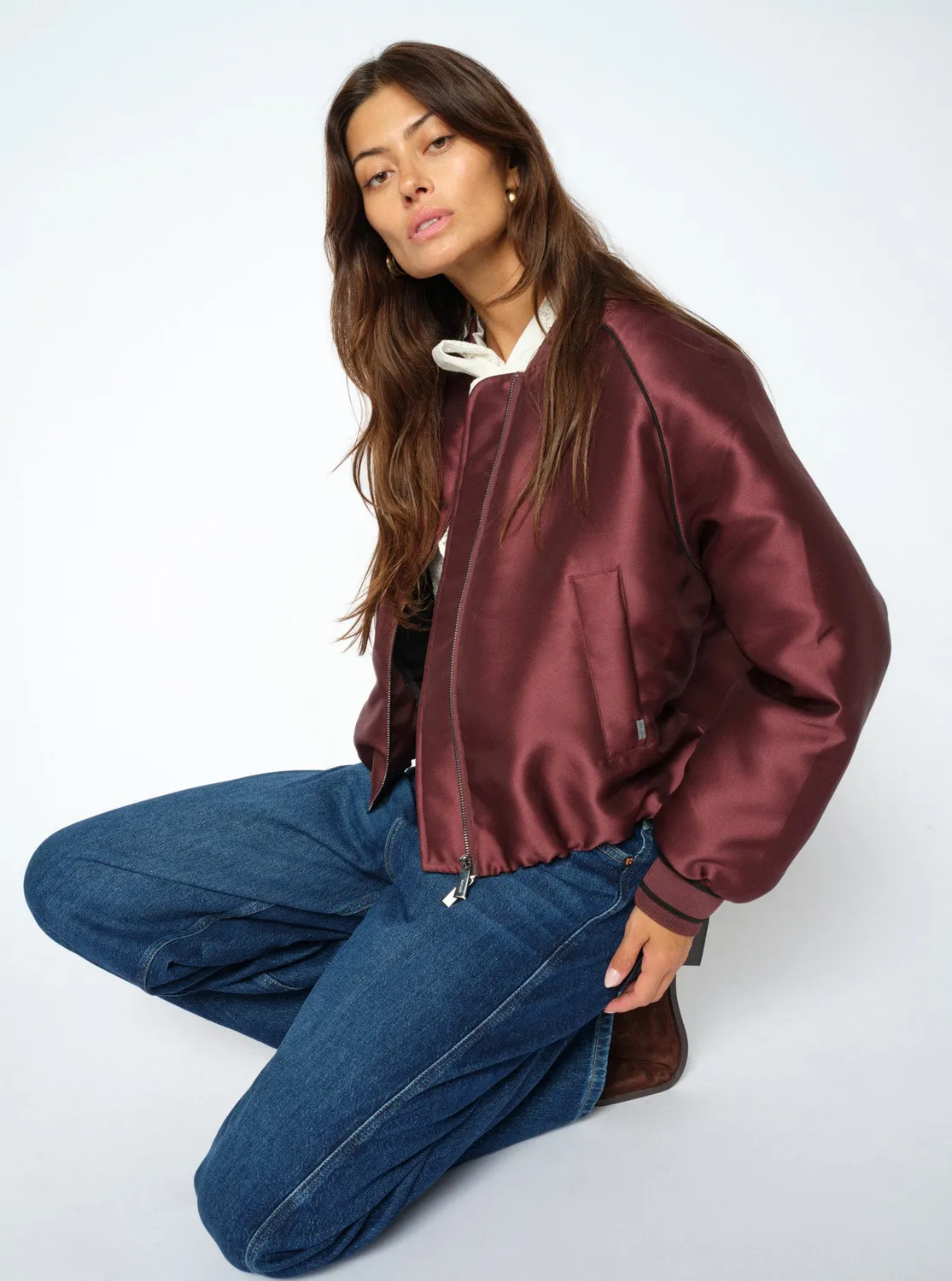Mos Mosh MMCalico Sateen Jacke Port Royale M Satin Bomber