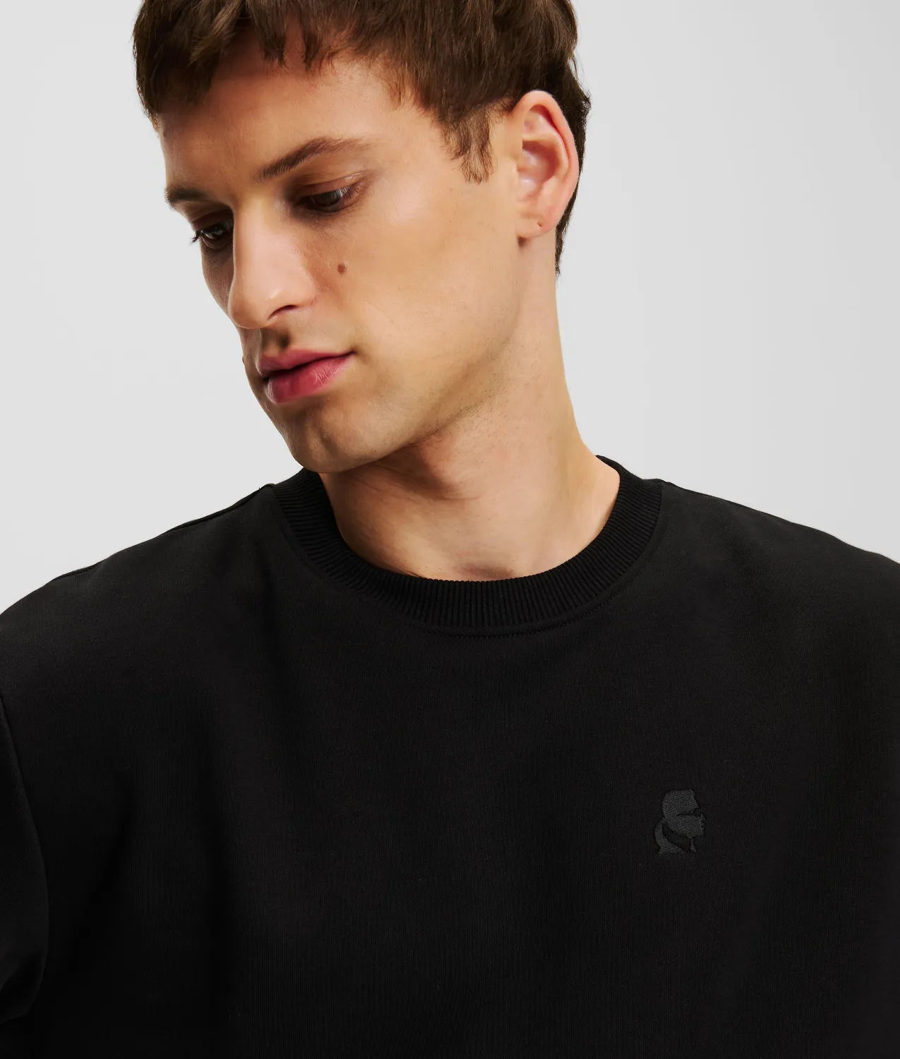 Karl Lagerfeld Ikon Kameo Sweatshirt Stickerei