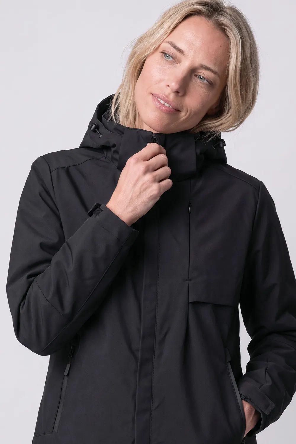 Alife & Kickin ThoraAK A Jacke Winterjacke Midnight Black