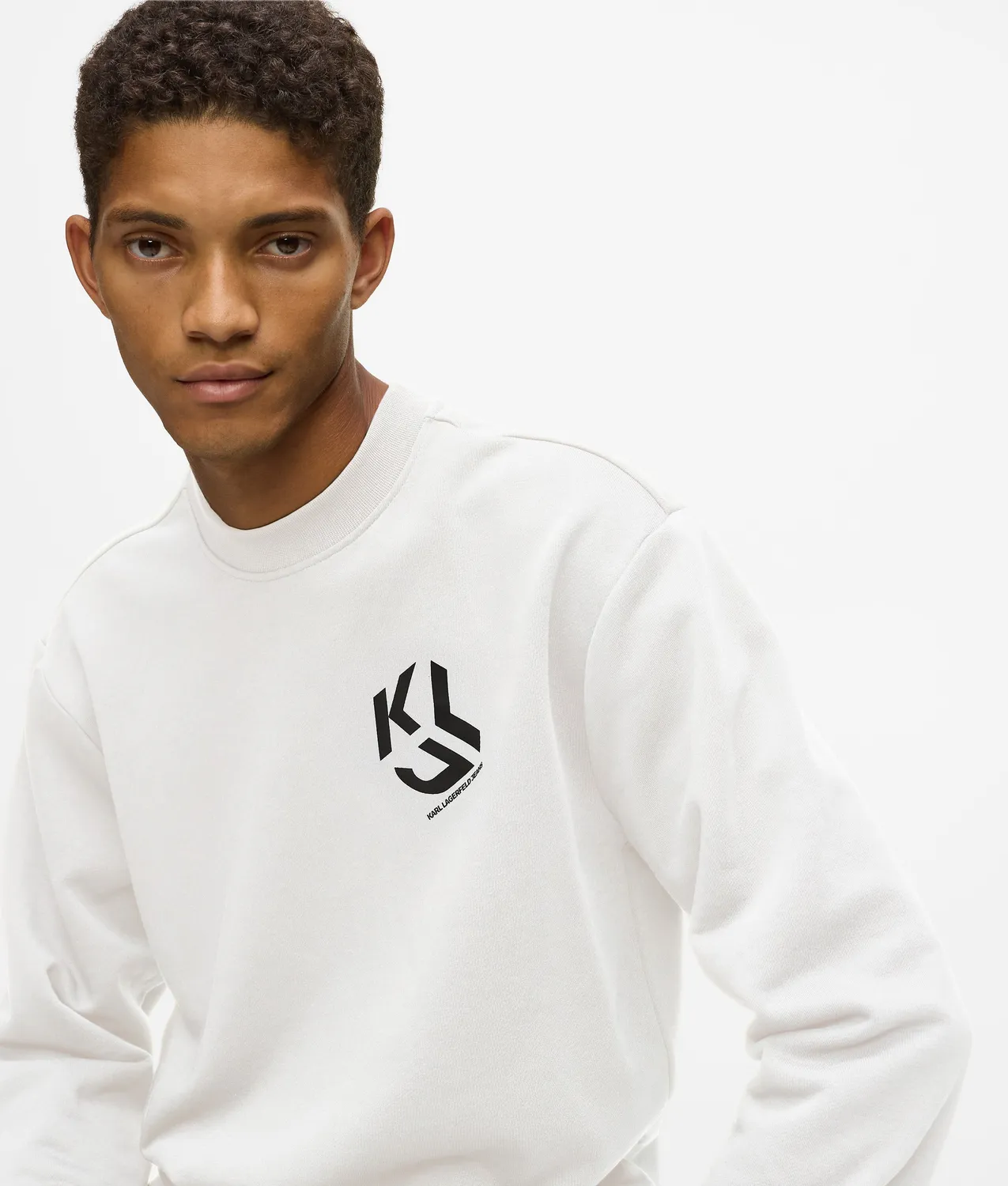 Karl Lagerfeld KL Jeans Monogram Patch Sweatshirt mit Logo XS-XXL