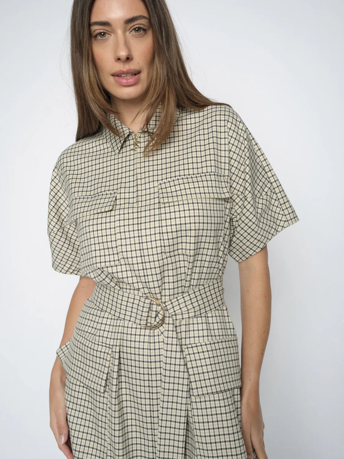 Mos Mosh MMGweni Cheyenne Kleid Kariert Knielang