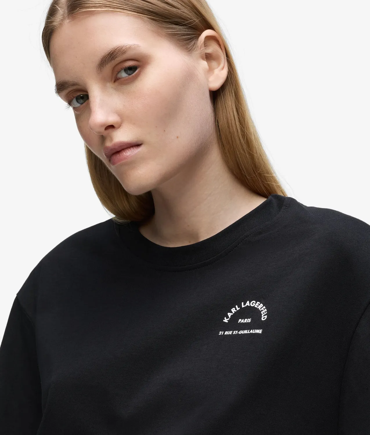 Karl Lagerfeld Rue St-Guillaume T-Shirt Oversize Bio