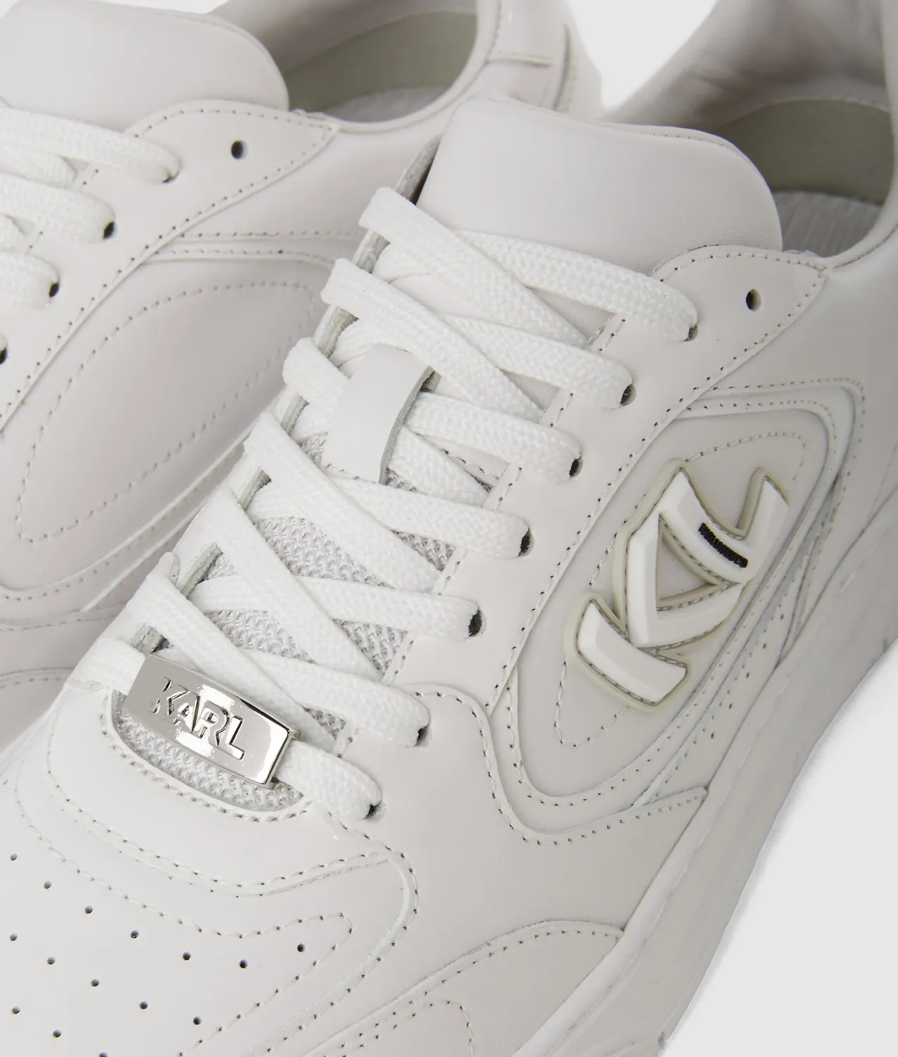 Karl Lagerfeld Kourtney Monogram Sneaker Glitzer Schnürer