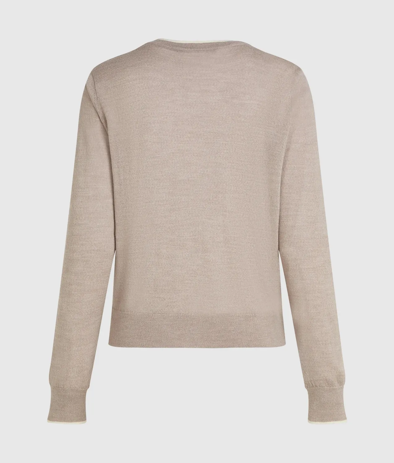 Karl Lagerfeld Merino Cardigan V-Ausschnitt Stick Damen